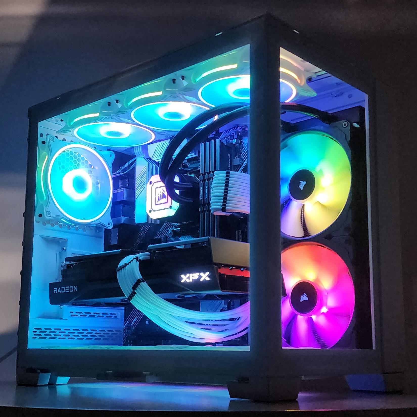 Gaming PC Ryzen 7 5800XT 32GB RAM 2TB SSD RX 9070 16GB Windows 11 Computer