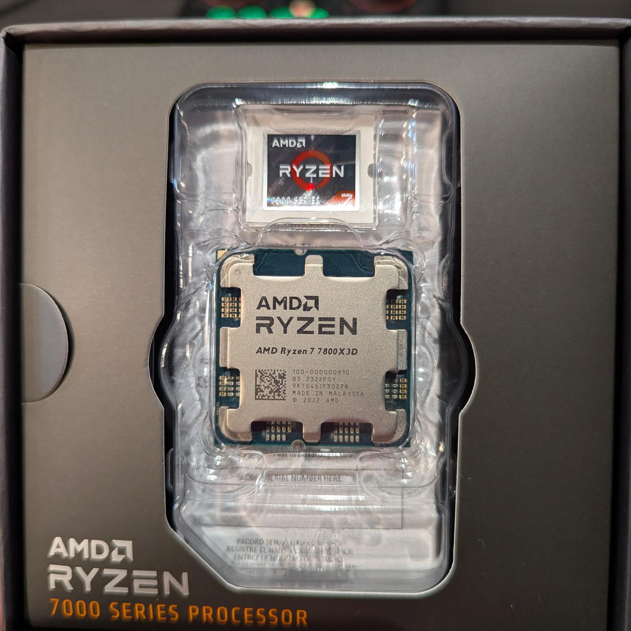 AMD Ryzen 7 7800X3D AM5 CPU