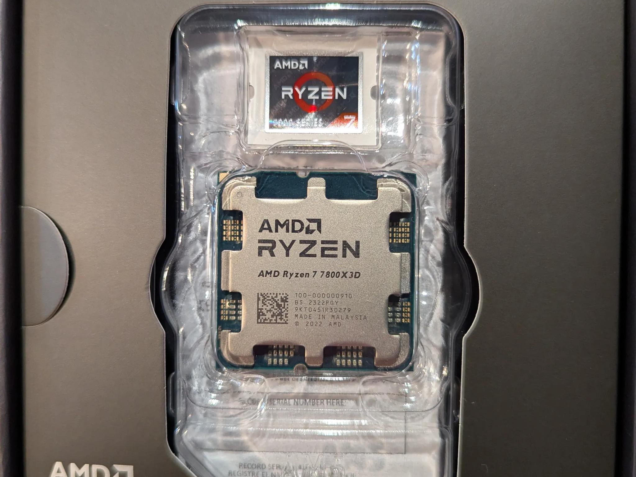 AMD Ryzen 7 7800X3D AM5 CPU