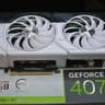 Asus DUAL OC GeForce RTX 4070 12GB GDDR6X Graphics Card White GPU