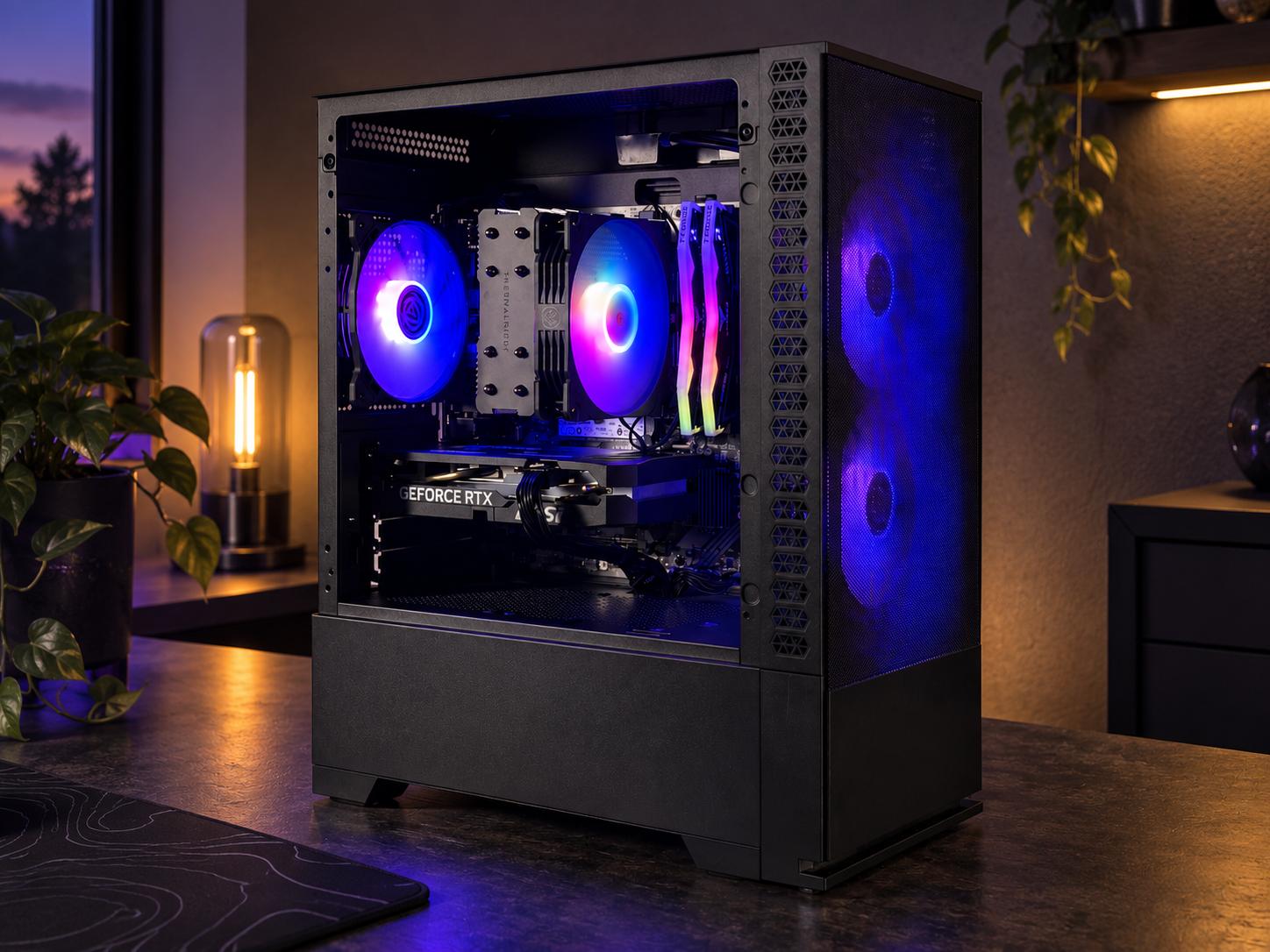 🖤 VIGILANT Gaming PC | RTX 5060 8GB | Ryzen 5 9600x | 32GB DDR5 | 1TB NVME | FREE SHIPPING