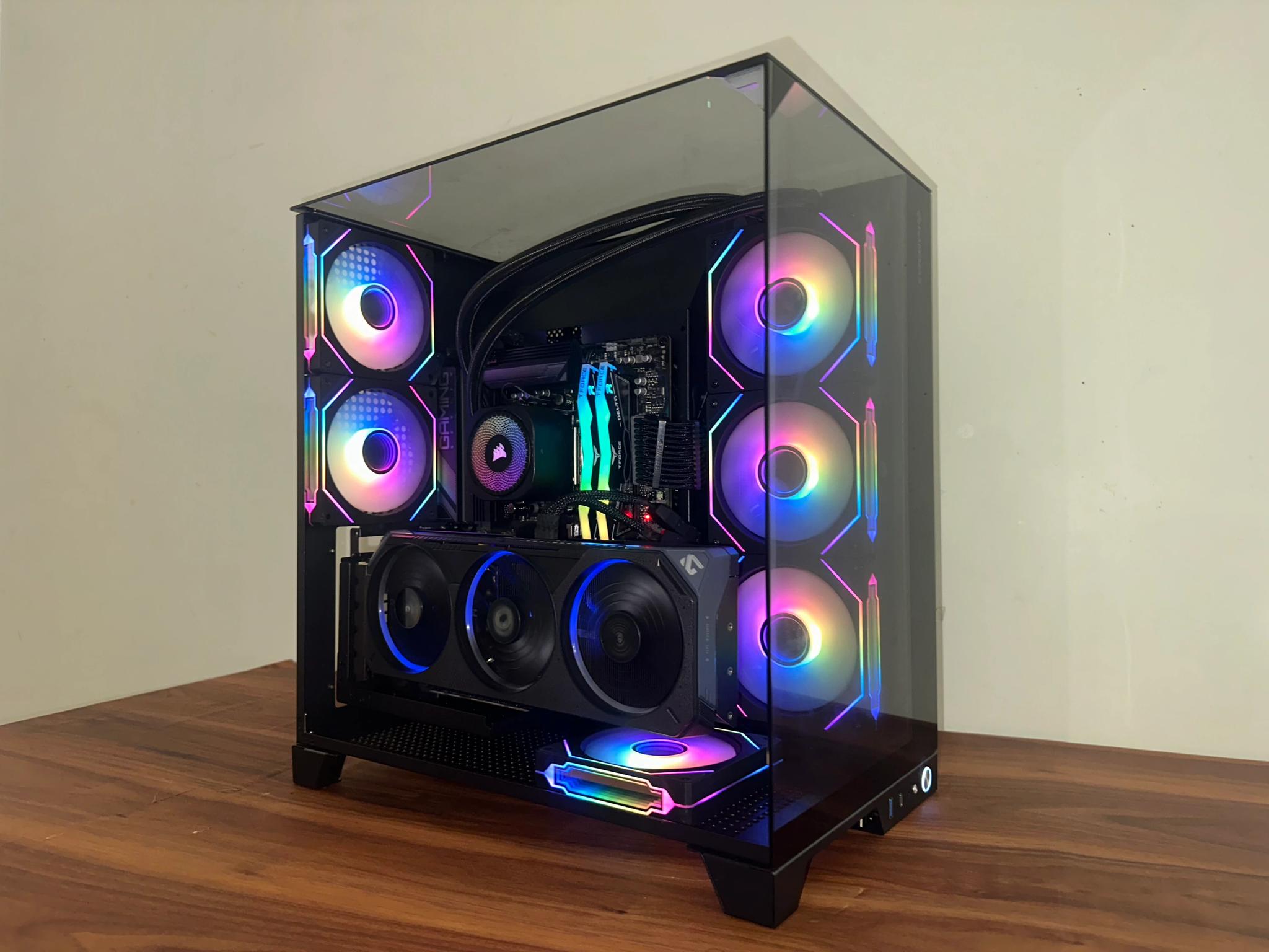 🔥"The Obsidian Core" RTX 5070 | Ryzen 7800X3D | 32GB DDR5 | 2TB | Showcase RGB Build