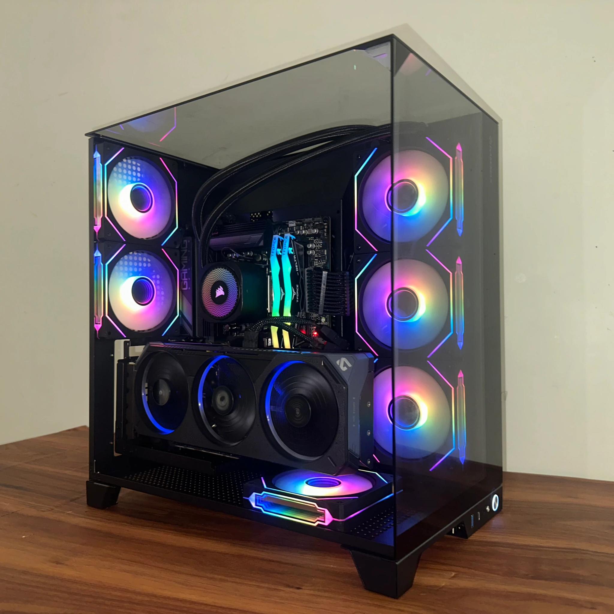 🔥"The Obsidian Core" RTX 5070 | Ryzen 7800X3D | 32GB DDR5 | 2TB | Showcase RGB Build