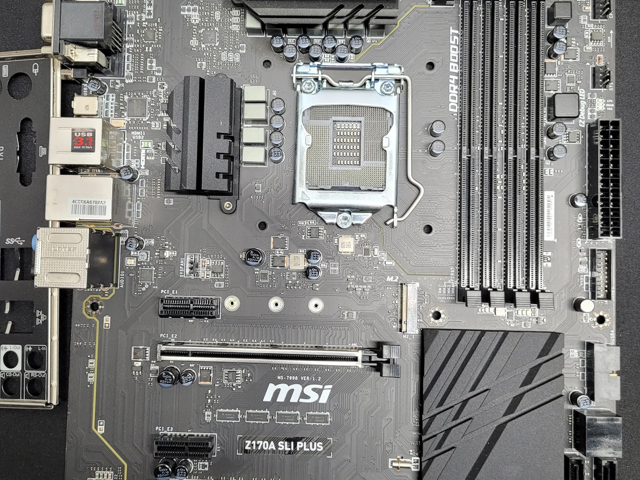 MSI Z170A SLI PLUS Motherboard - *READ DESCRIPTION*