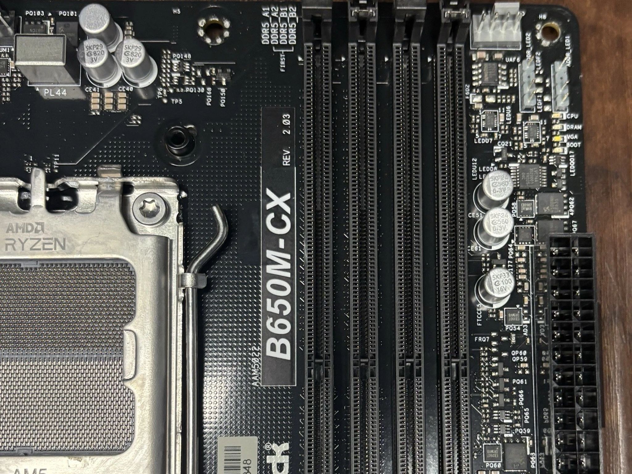 ASRock B650M-CX Micro ATX AM5 Motherboard