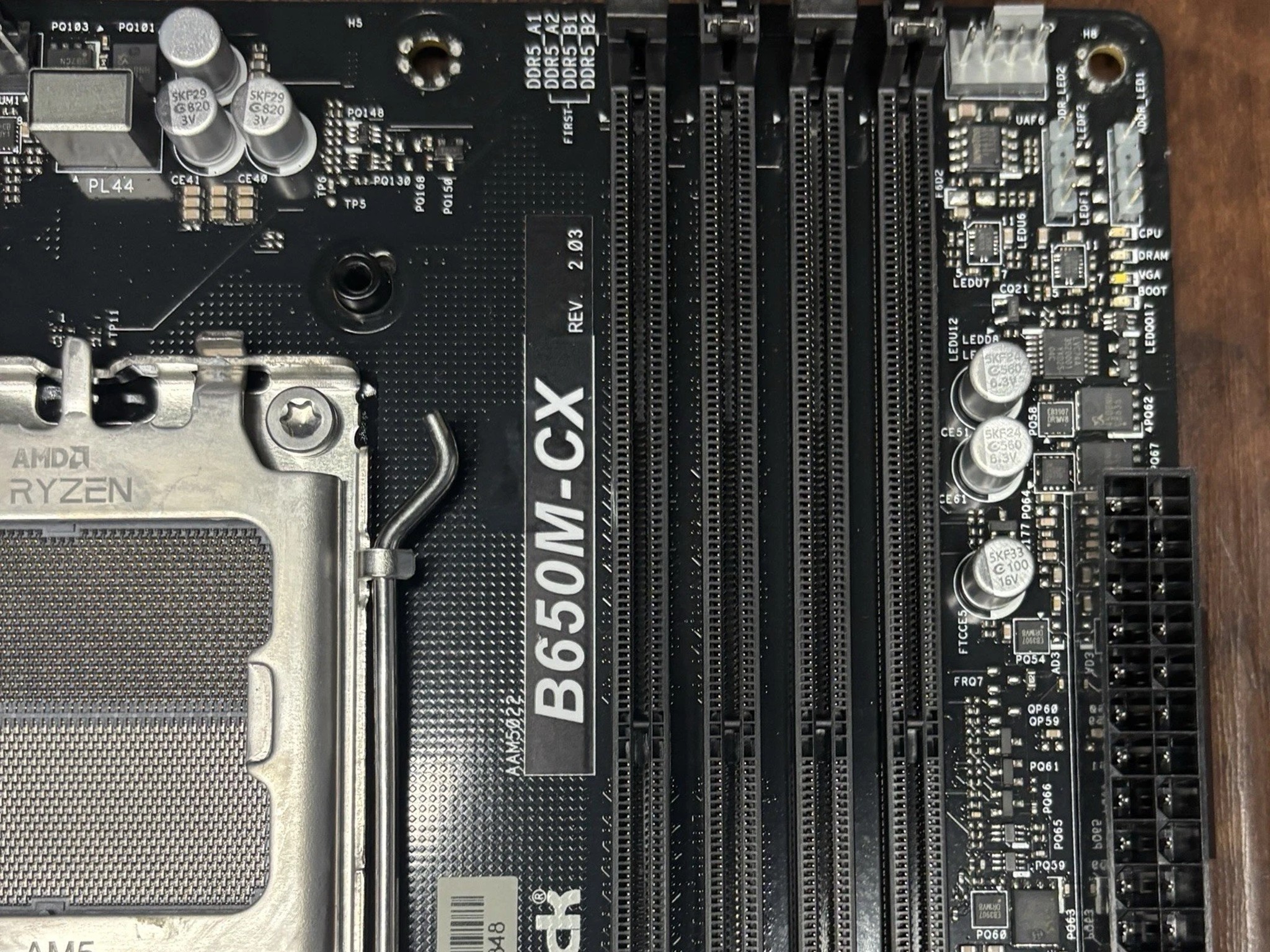 ASRock B650M-CX Micro ATX AM5 Motherboard
