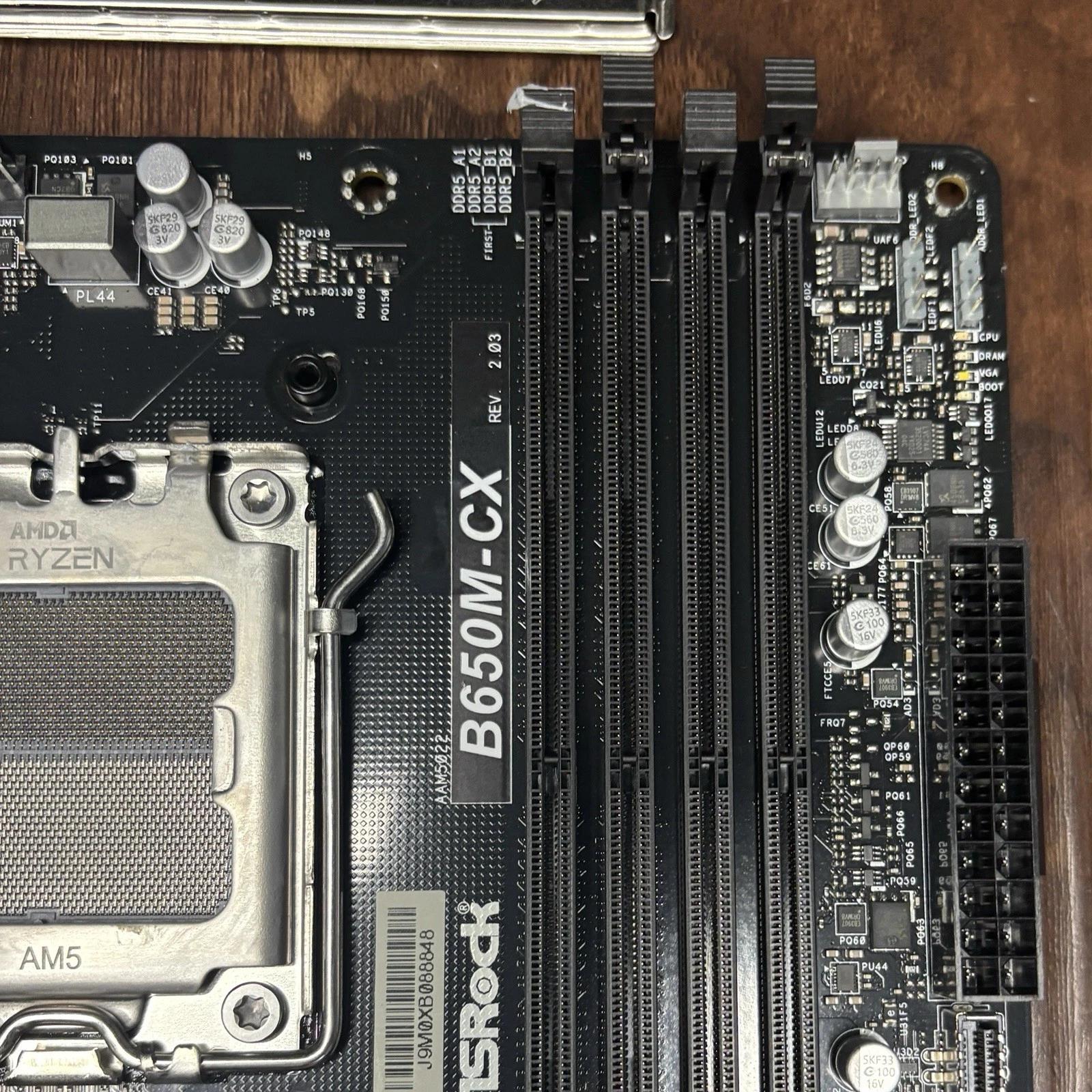 ASRock B650M-CX Micro ATX AM5 Motherboard