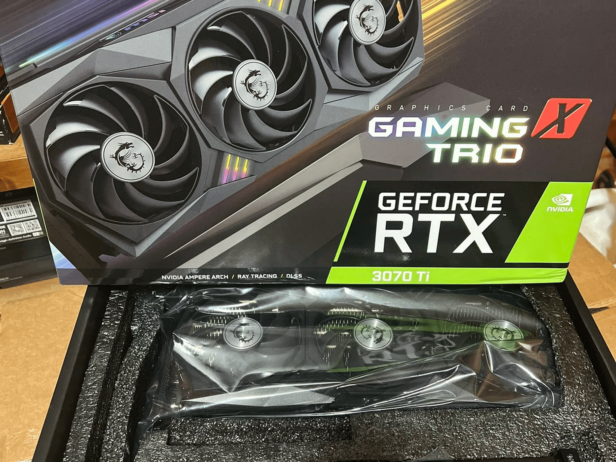 MSI Gaming GeForce RTX 3070 Ti 8GB GDDR6X PCI Express 4.0 Video Card RTX 3070 Ti Gaming X Trio 8G