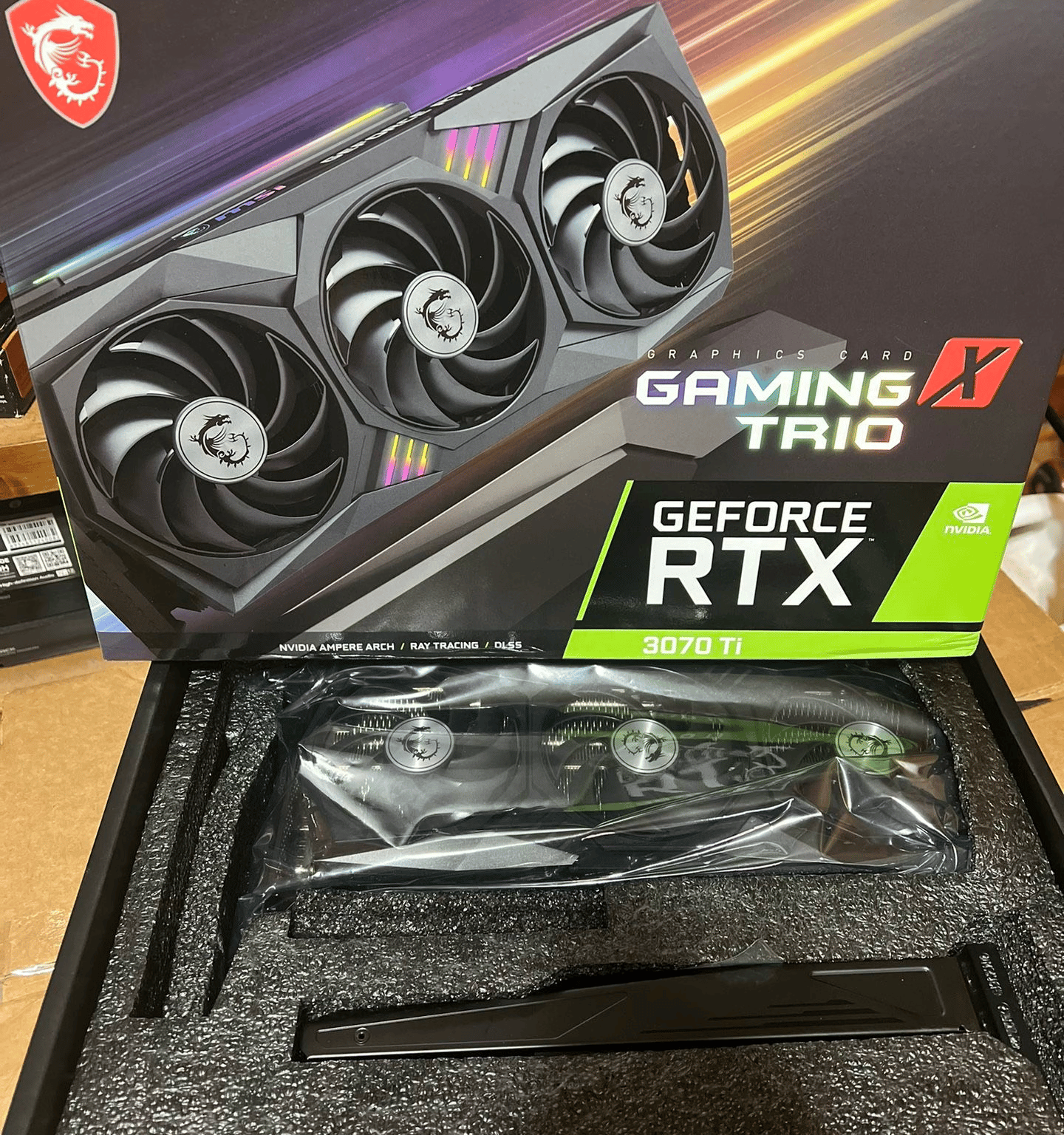 MSI Gaming GeForce RTX 3070 Ti 8GB GDDR6X PCI Express 4.0 Video Card RTX 3070 Ti Gaming X Trio 8G