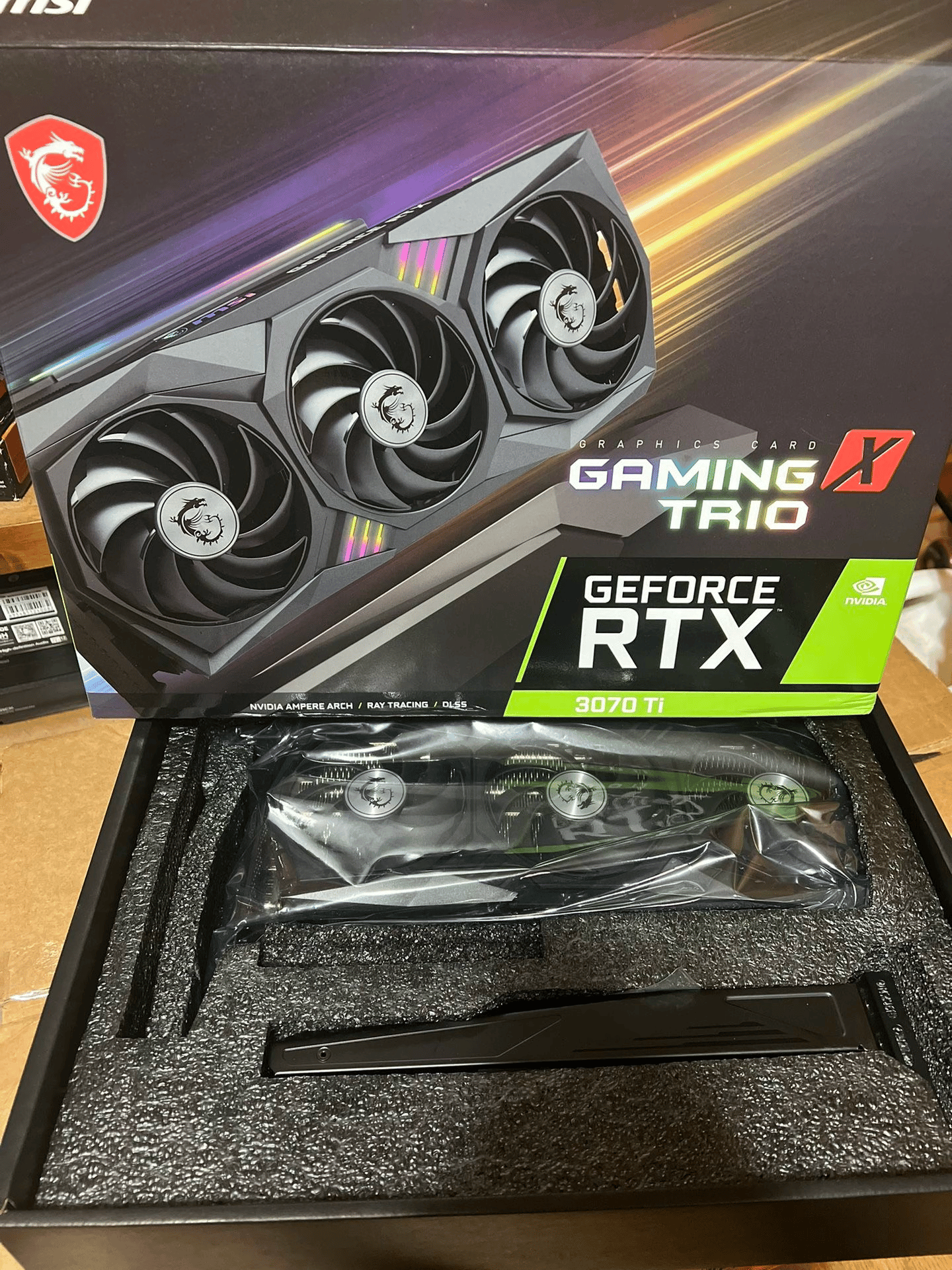 MSI Gaming GeForce RTX 3070 Ti 8GB GDDR6X PCI Express 4.0 Video Card RTX 3070 Ti Gaming X Trio 8G