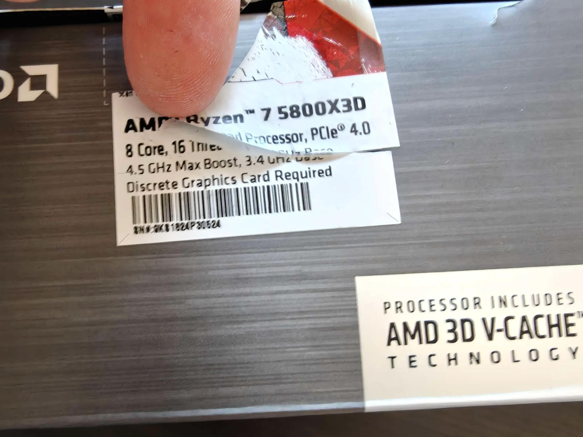 AMD 7 5800X3D