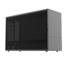 FormD T1 Sandwich kit, version 2.1 - Titanium w/ black sides, includes PCIe 4.0 riser cable