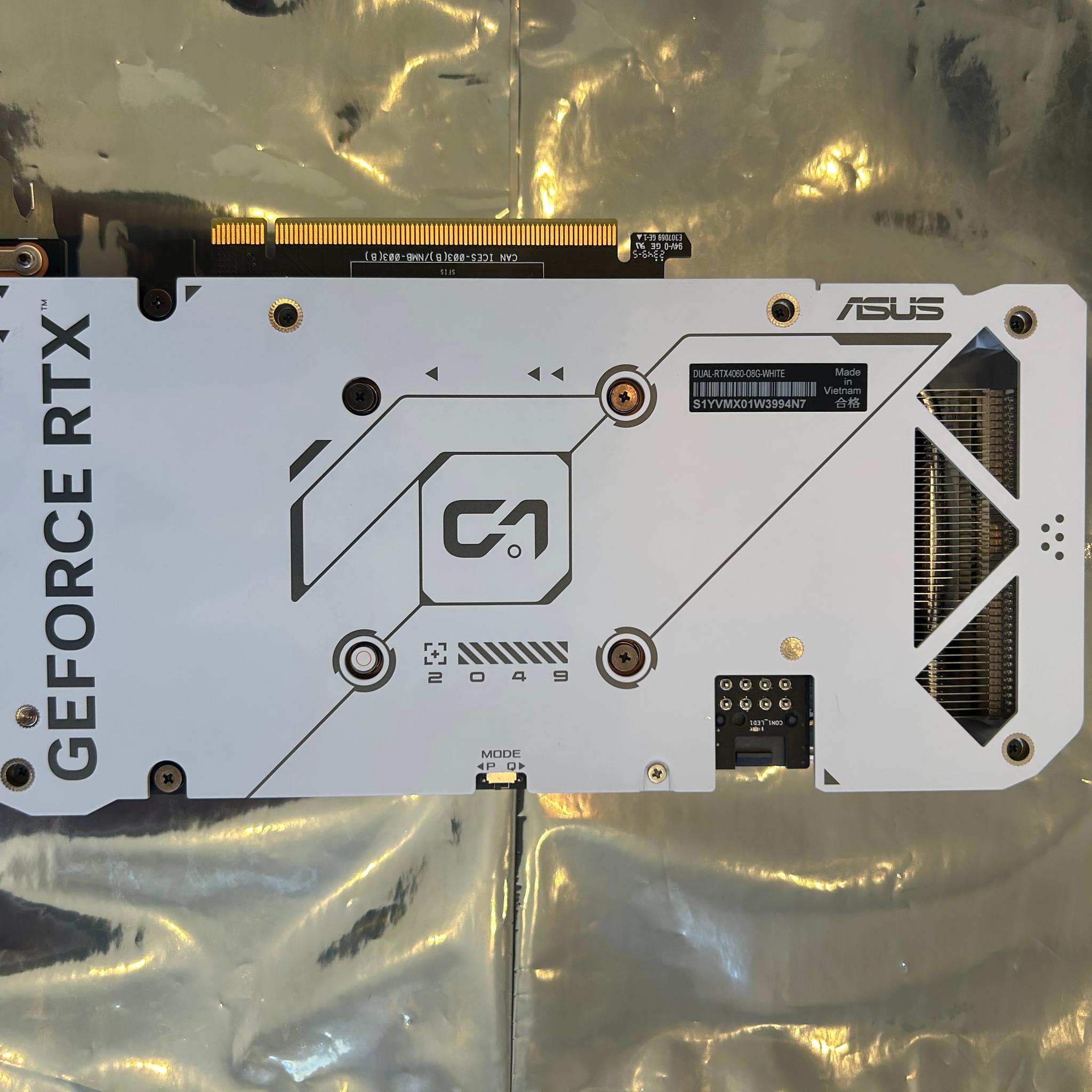 The ASUS Dual RTX 4060 OC White Edition
