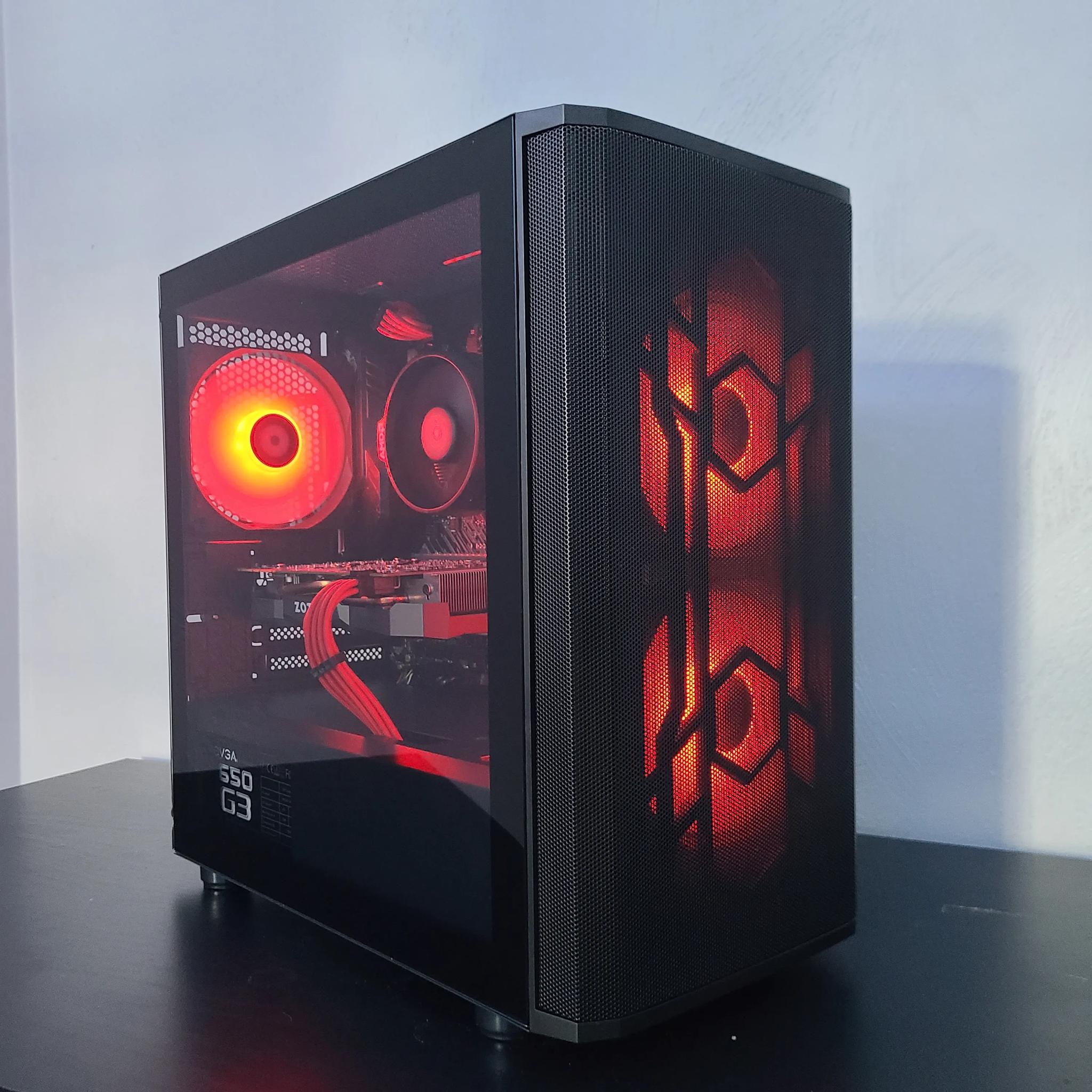 ⚫🔴 Scarlet Noir ⚫🔴 GTX 1060 6GB + Ryzen 5 1600