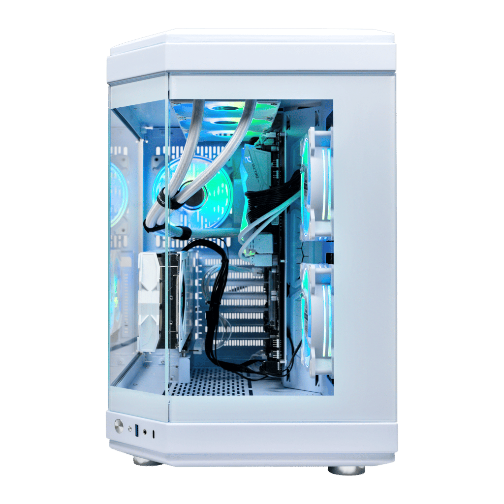 The Kraken Special White i9-13900KF 5.8GHz, RTX 4070 TI 12GB, 1TB, 32GB RGB DDR5, 850W PSU