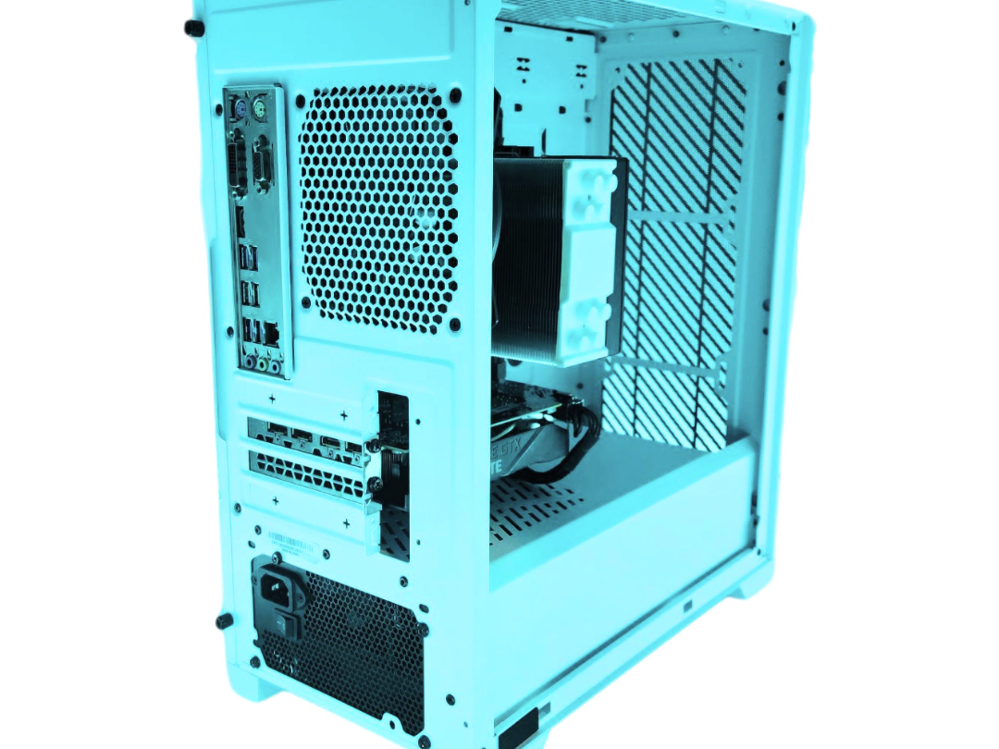 🛡 Defender 🗡: GTX 1660 TI | Ryzen 2600 | 16GB DDR4 RAM | 512GB SSD | 2 Fans | White Gaming PC