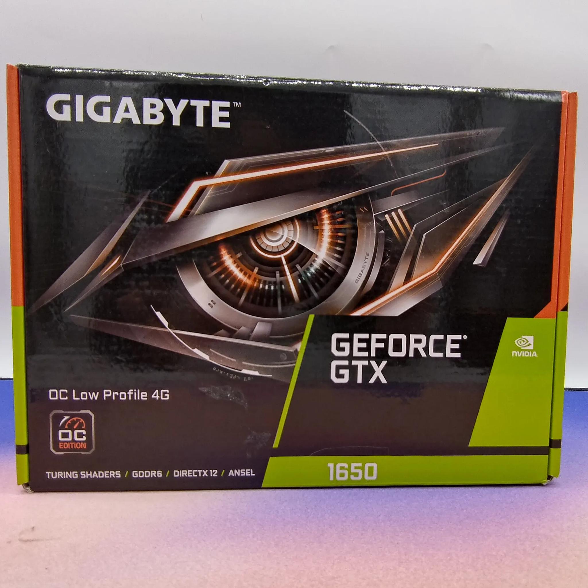 Gigabyte GTX 1650 OC Low Profile (Standard PCIE bracket included)