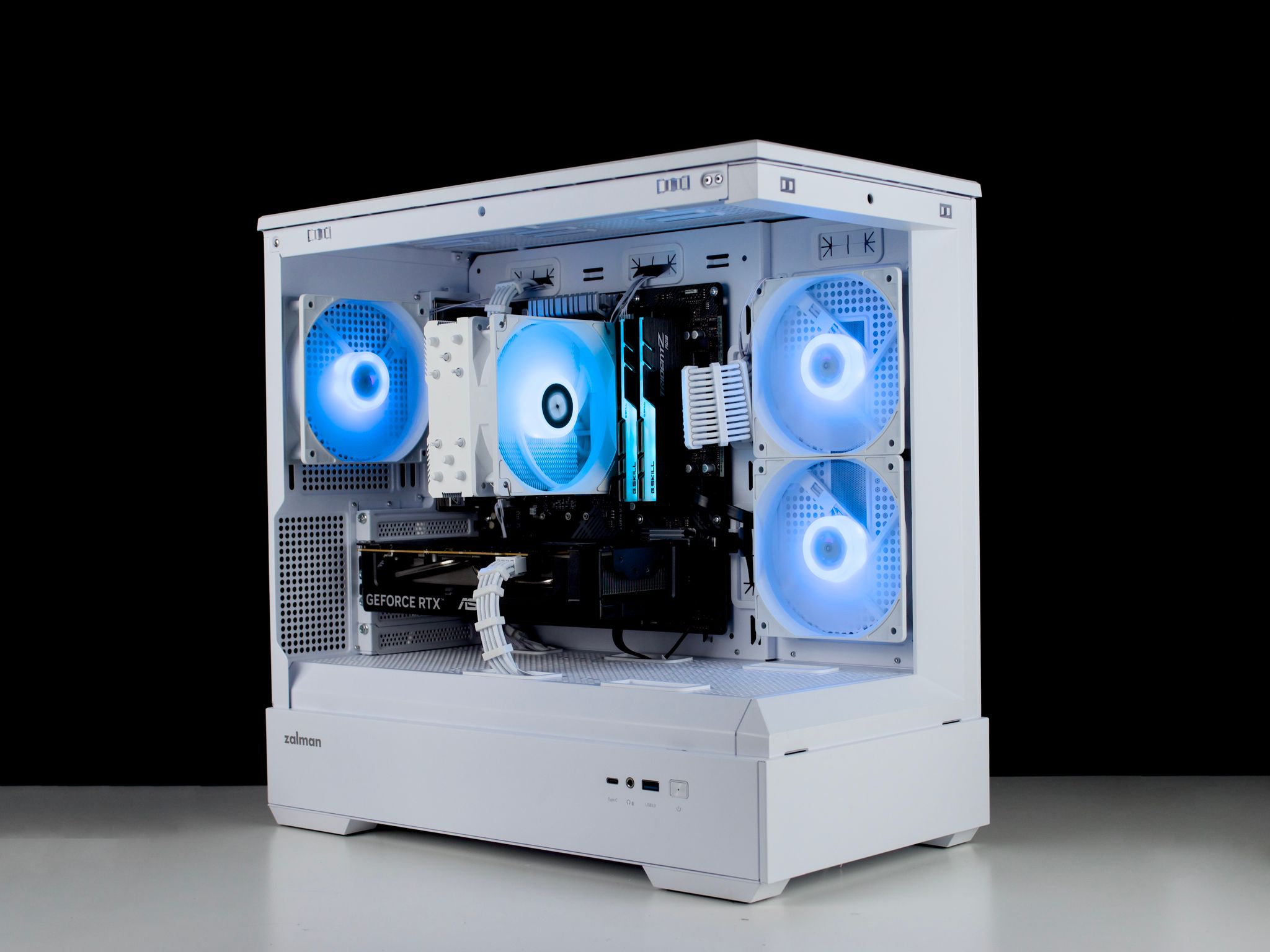 🧊❄️🧊 White Gaming PC – RTX 5060 , Ryzen 5 5600, 16GB RAM, 1TB SSD - WiFi, BlueTooth 🧊❄️🧊