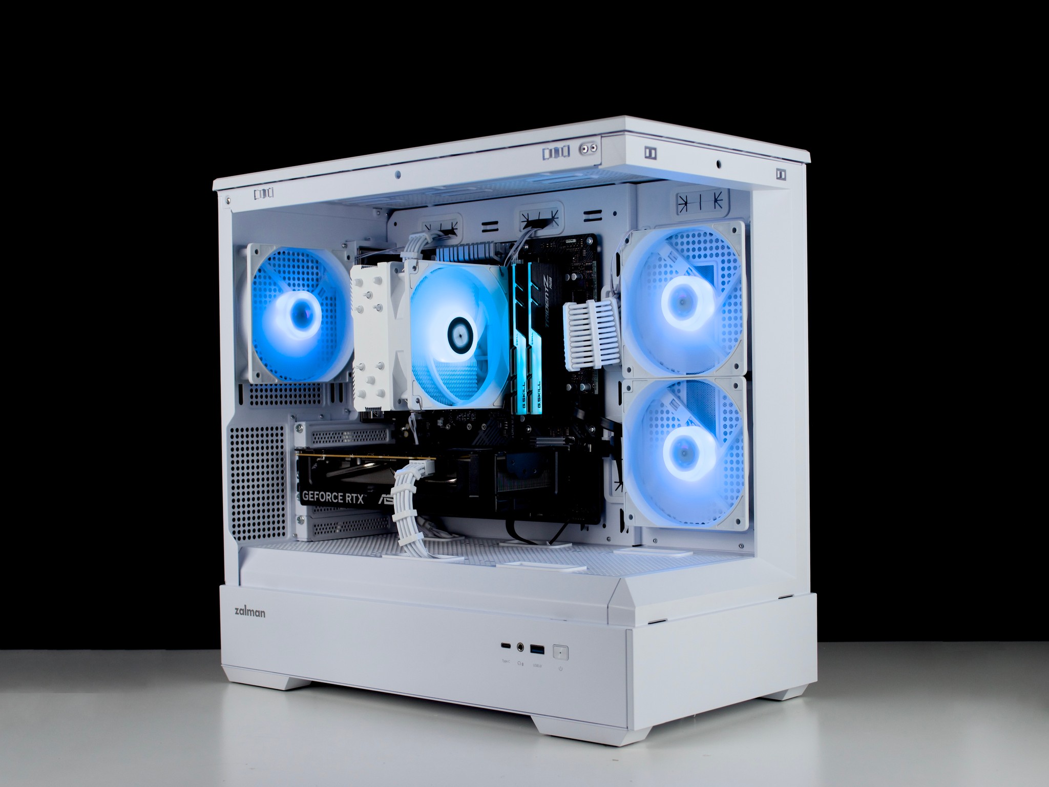 🧊❄️🧊 White Gaming PC – RTX 5060 , Ryzen 5 5600, 16GB RAM, 1TB SSD - WiFi, BlueTooth 🧊❄️🧊