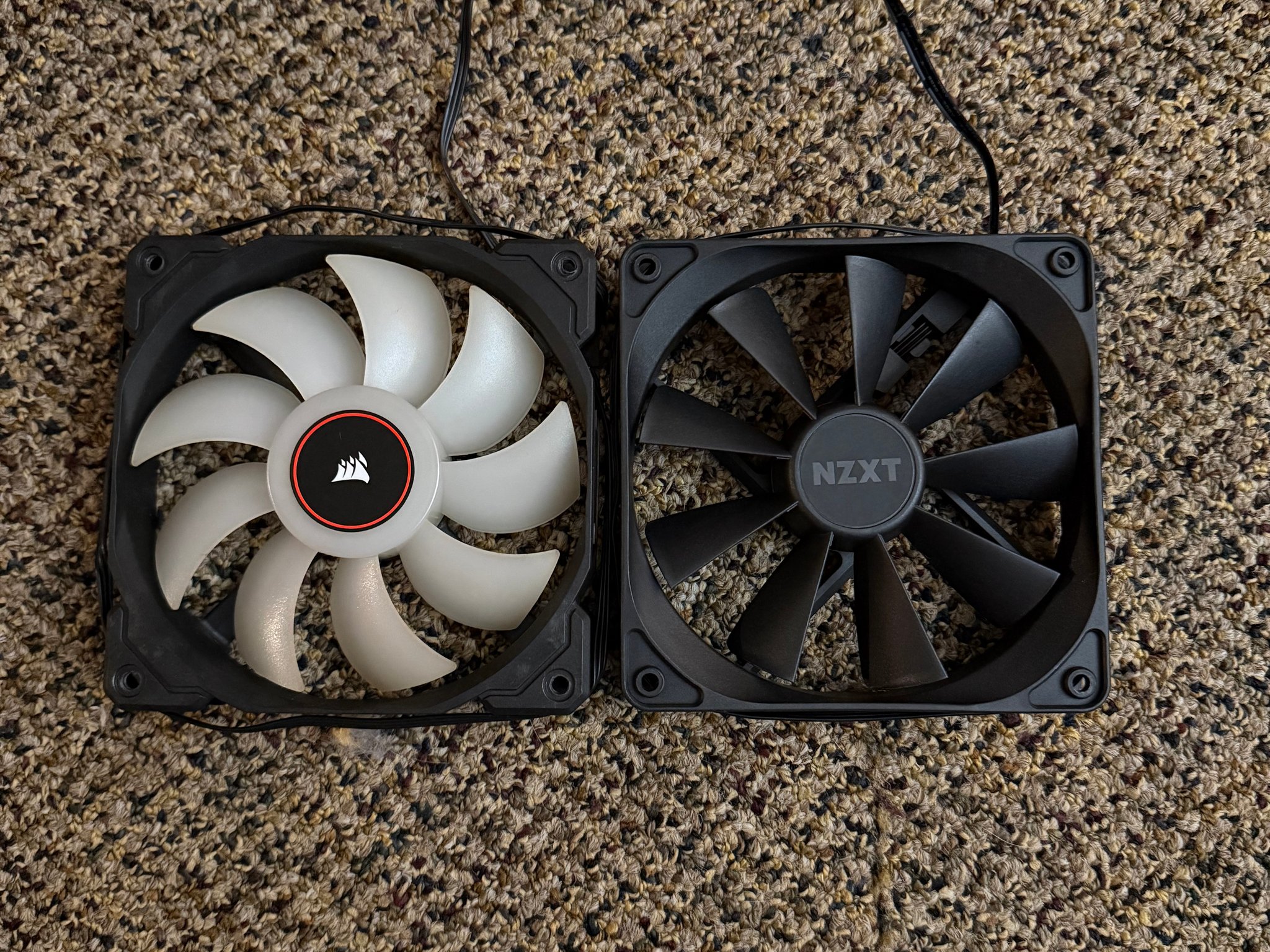 Corsair and NZXT 120mm Case Fans Bundle