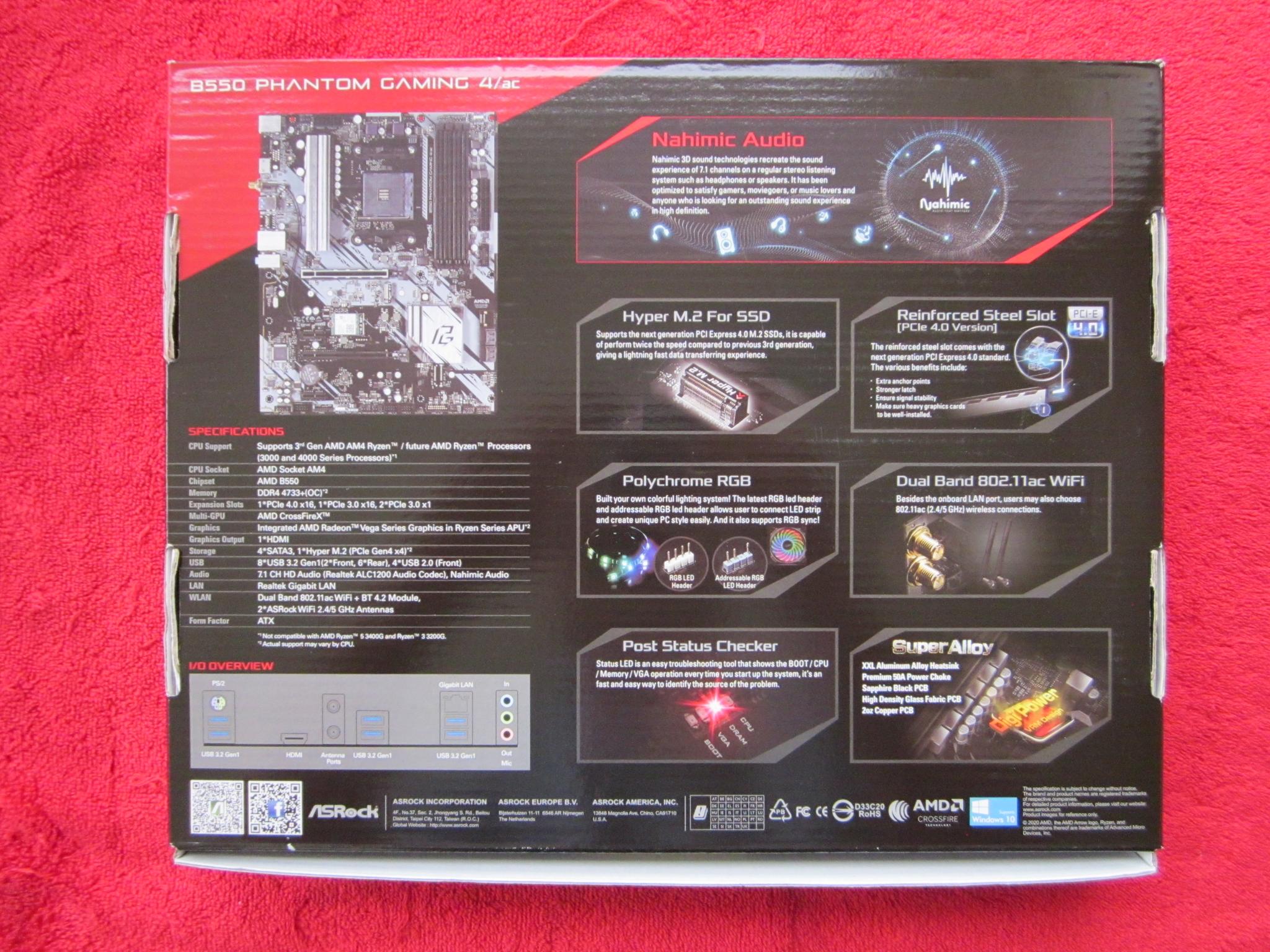 NEW! AMD Ryzen 5 5600 + ASRock B550 PG 4/ac + 16Gb DDR4 3200