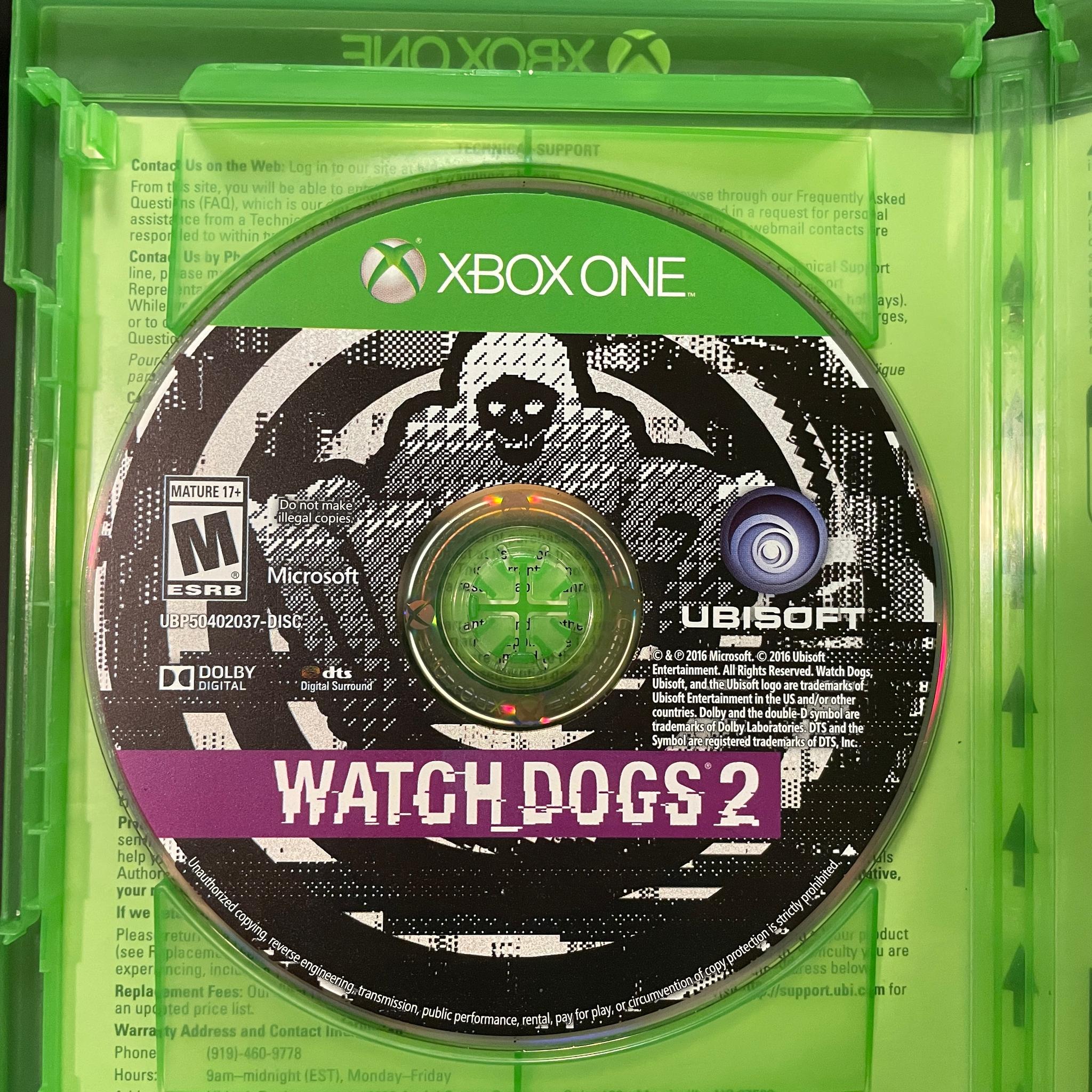 Watch Dogs 2 Xbox One