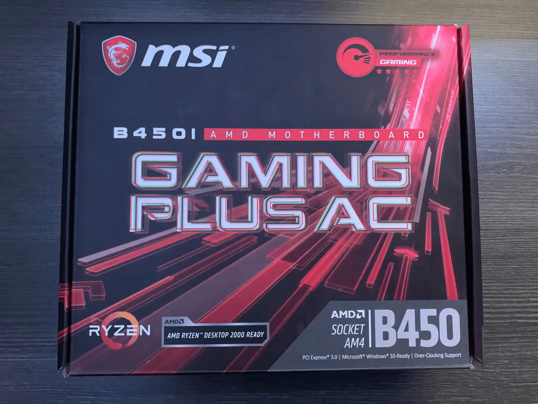 MSI B450I Gaming Plus AC Mini ITX