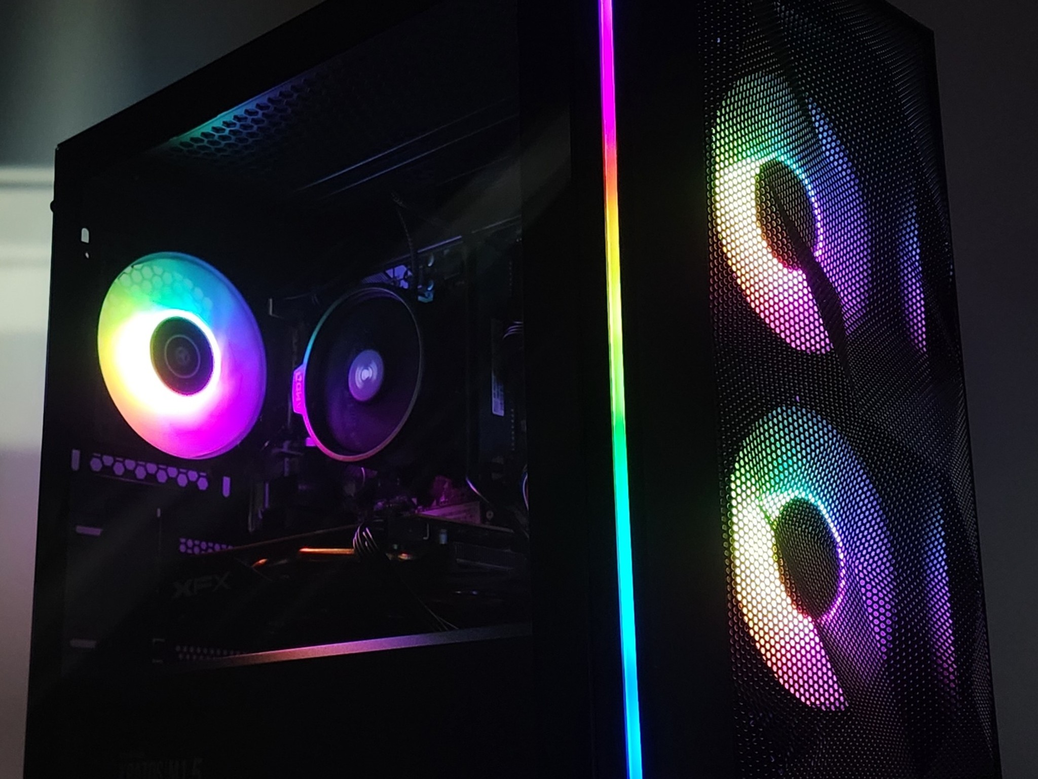 Gaming PC Ryzen 5 3600 16GB RAM 256GB SSD + 1TB HDD RX 470 8GB Win11 Computer