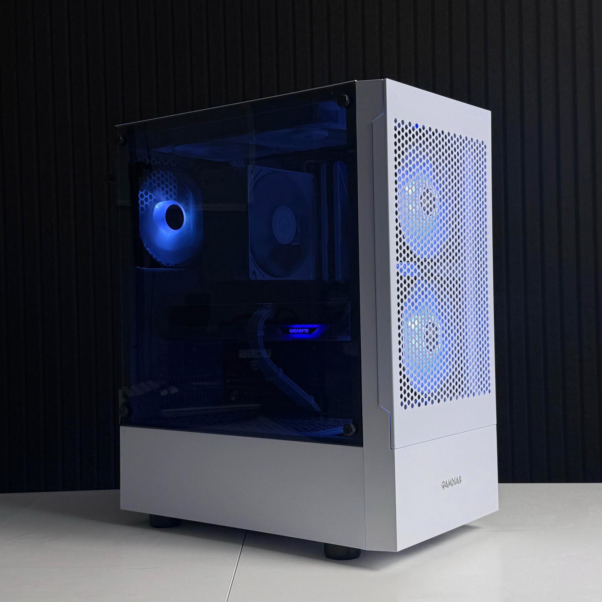 Arctic Gaming PC | RX9060XT, Ryzen 7 5700X | 16GB DDR4 | 1TB NVMe
