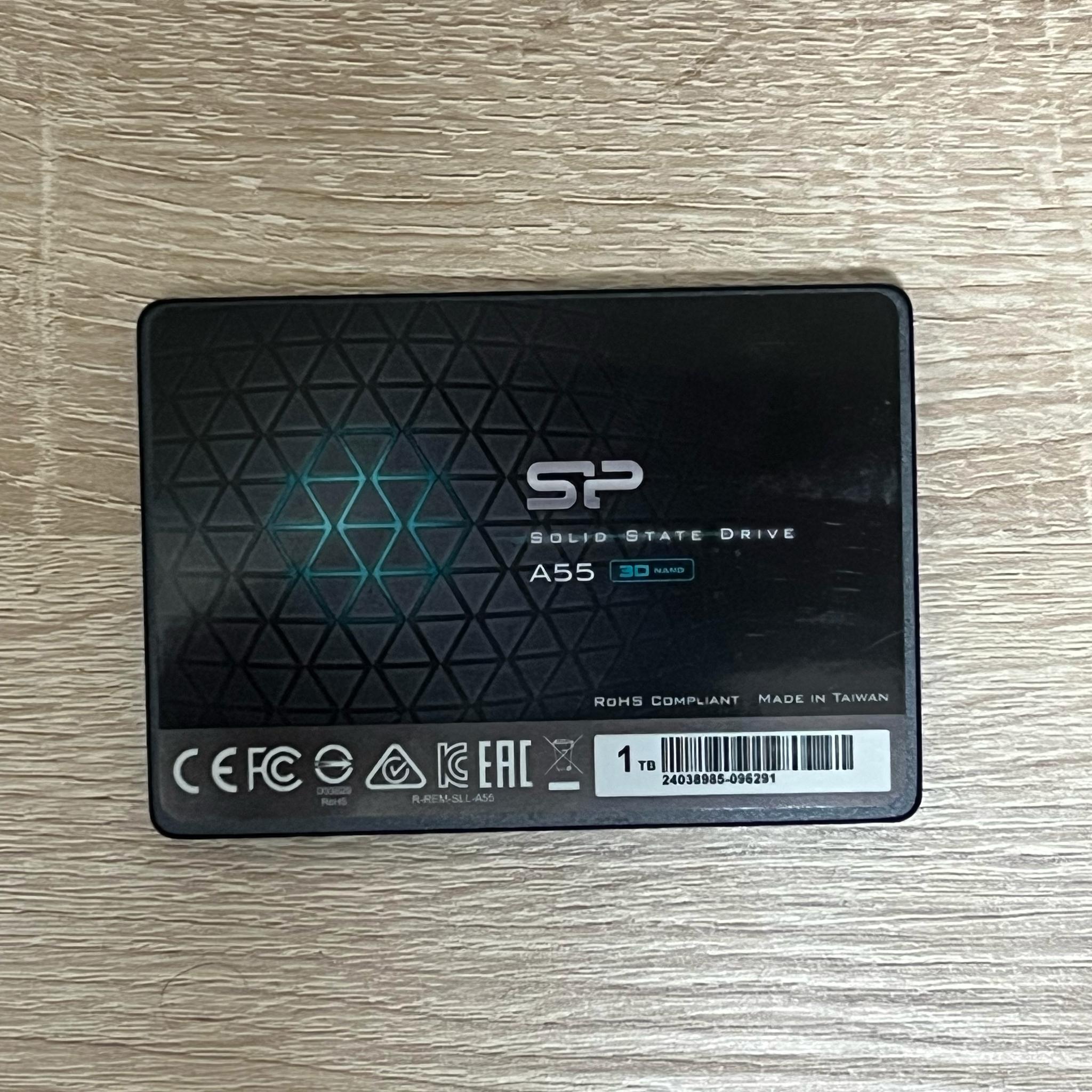 1TB SSD Silicon Power Ace A55 2.5" SATA III 3D NAND SP001TBSS3A55S25 - 65114