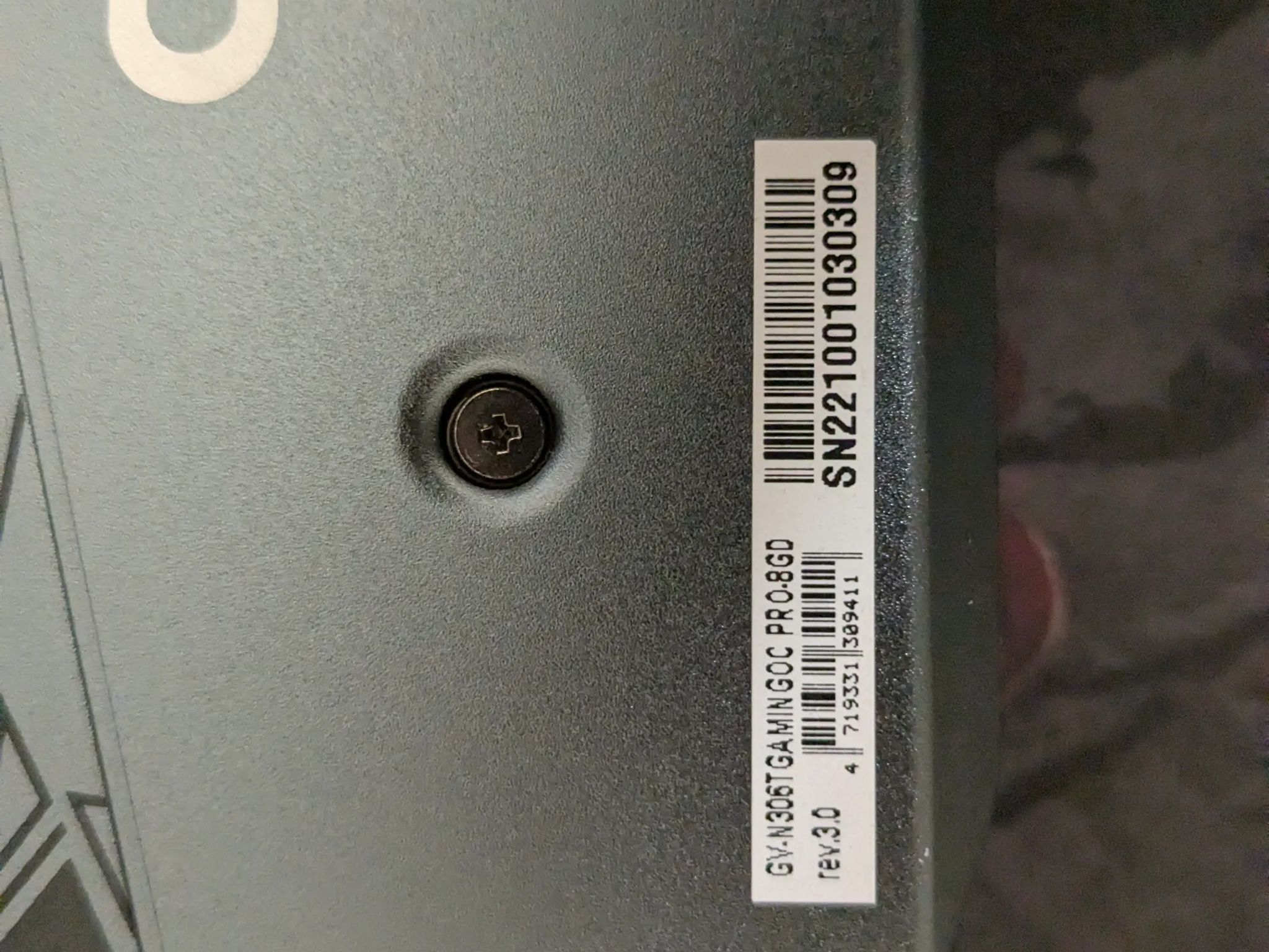 Gigabyte RTX 3060 TI 8GB OC edition with box