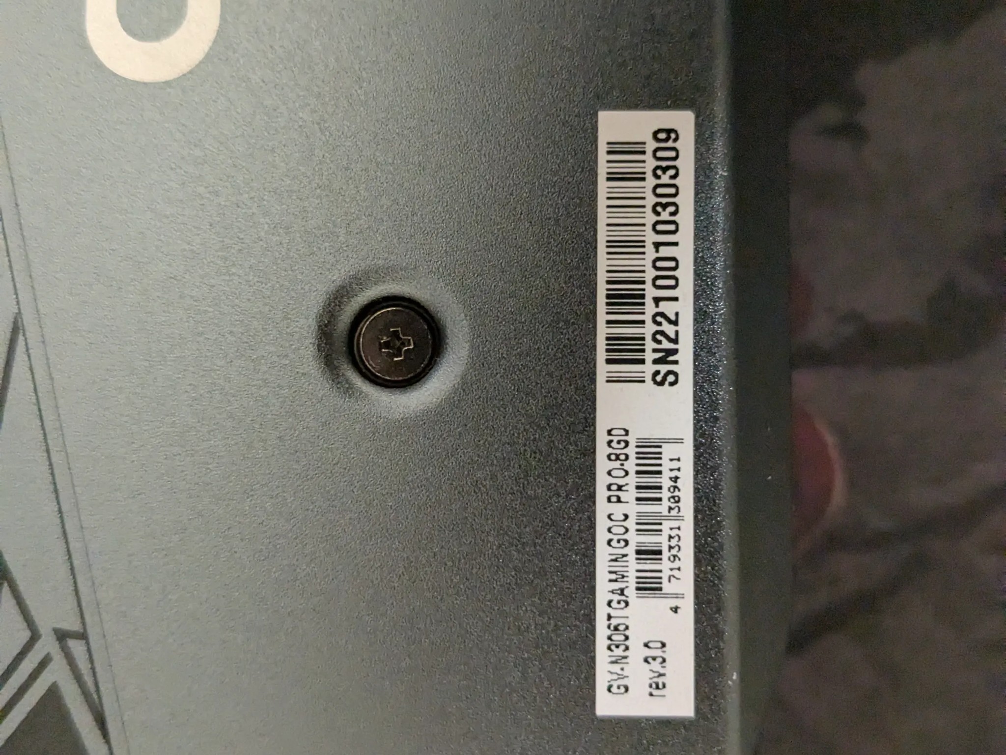 Gigabyte RTX 3060 TI 8GB OC edition with box