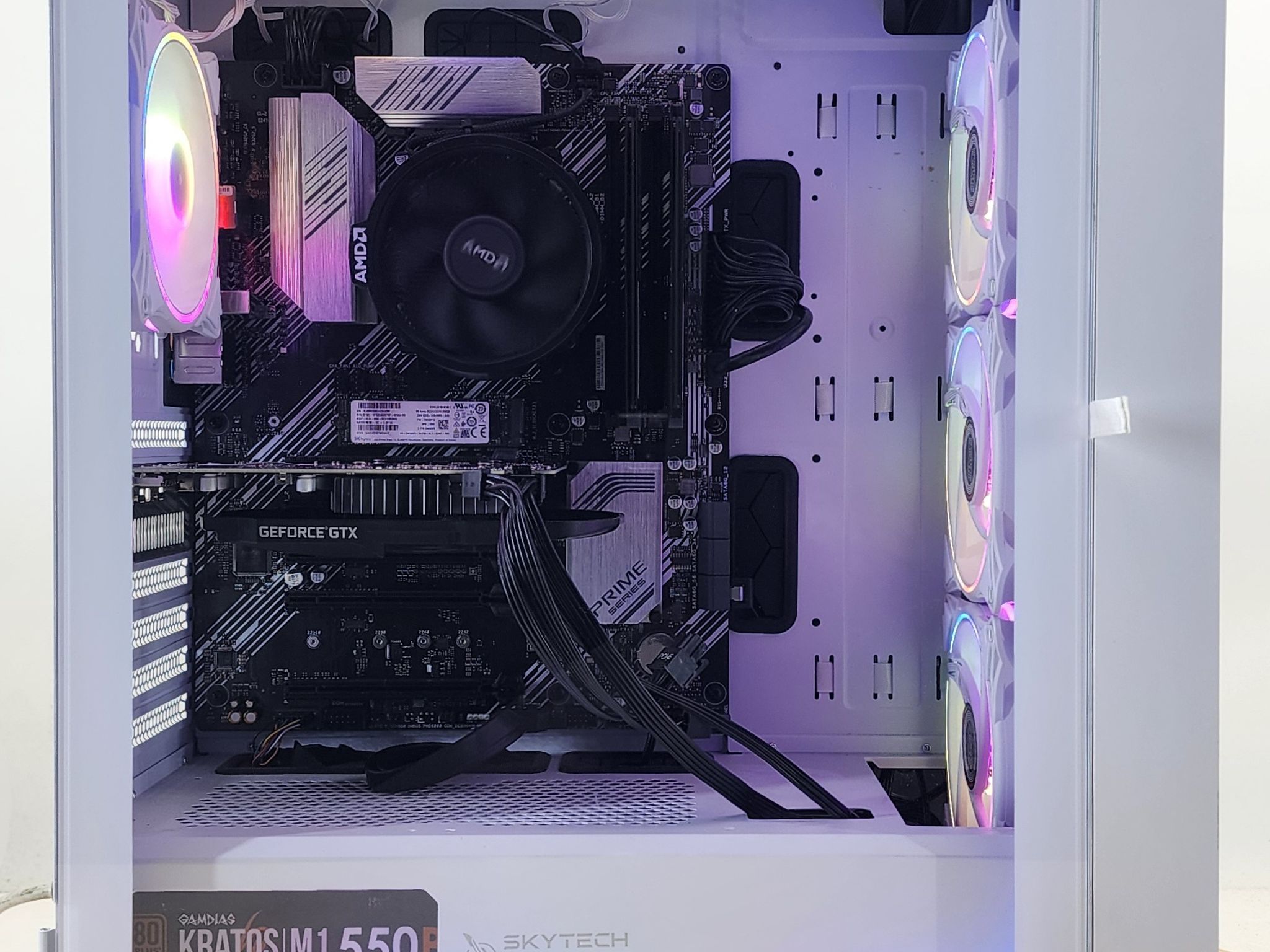 Gaming PC Ryzen 5 5600G 16GB RAM 256GB SSD + 1TB HDD GTX 1650 4GB Win11 Computer