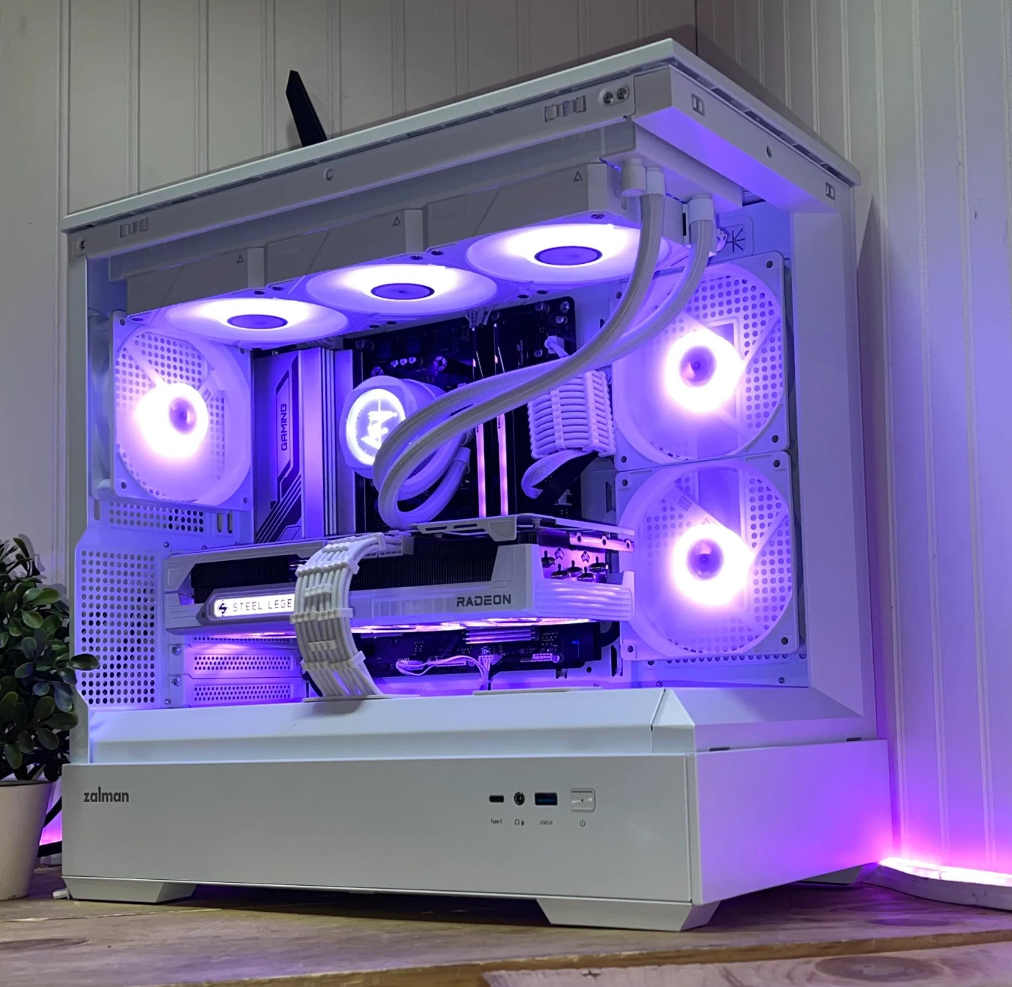 ARK ANGLE 1440p/4k 7800x3D/9070XT/B650/32gDDR5/2TB NVME/1000w/360AIO B tier PSU