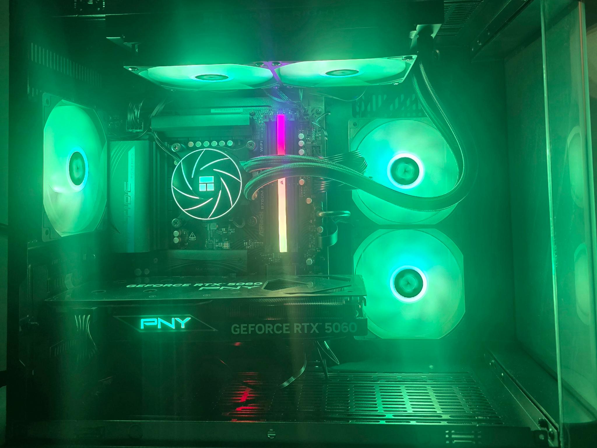 TIDAL WAVE 🌊 | INTEL 12400 | NVIDIA 5060 | 32GB DDR5 | 1TB SSD | BT/WIFI