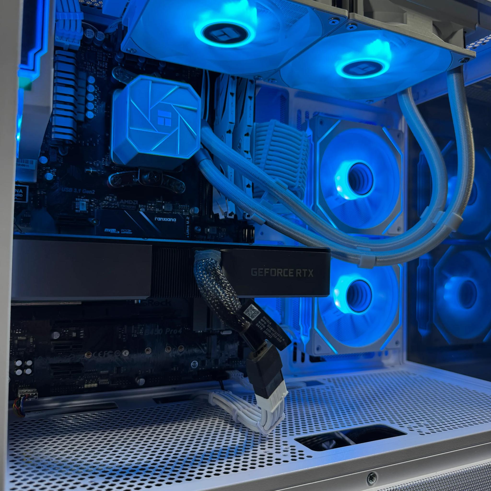 ⚪️🔥Gaming PC | RTX 3070 | Ryzen 7 5700 | 32GB DDR4 | 1TB NvMe | WIN 11 PRO | Wi-Fi + BT