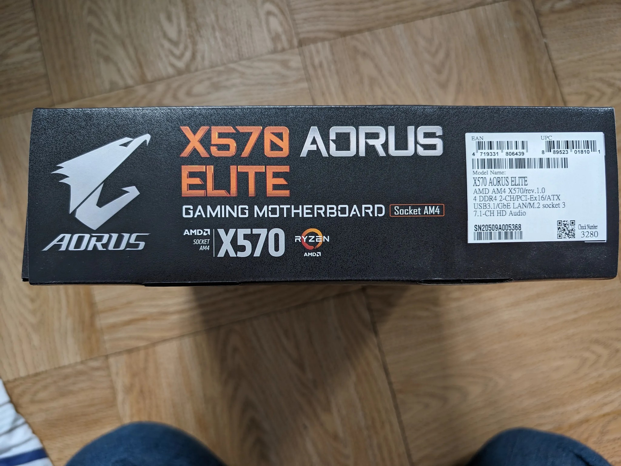X570 Aorus Elite AMD Ryzen AM4 Gaming Motherboard