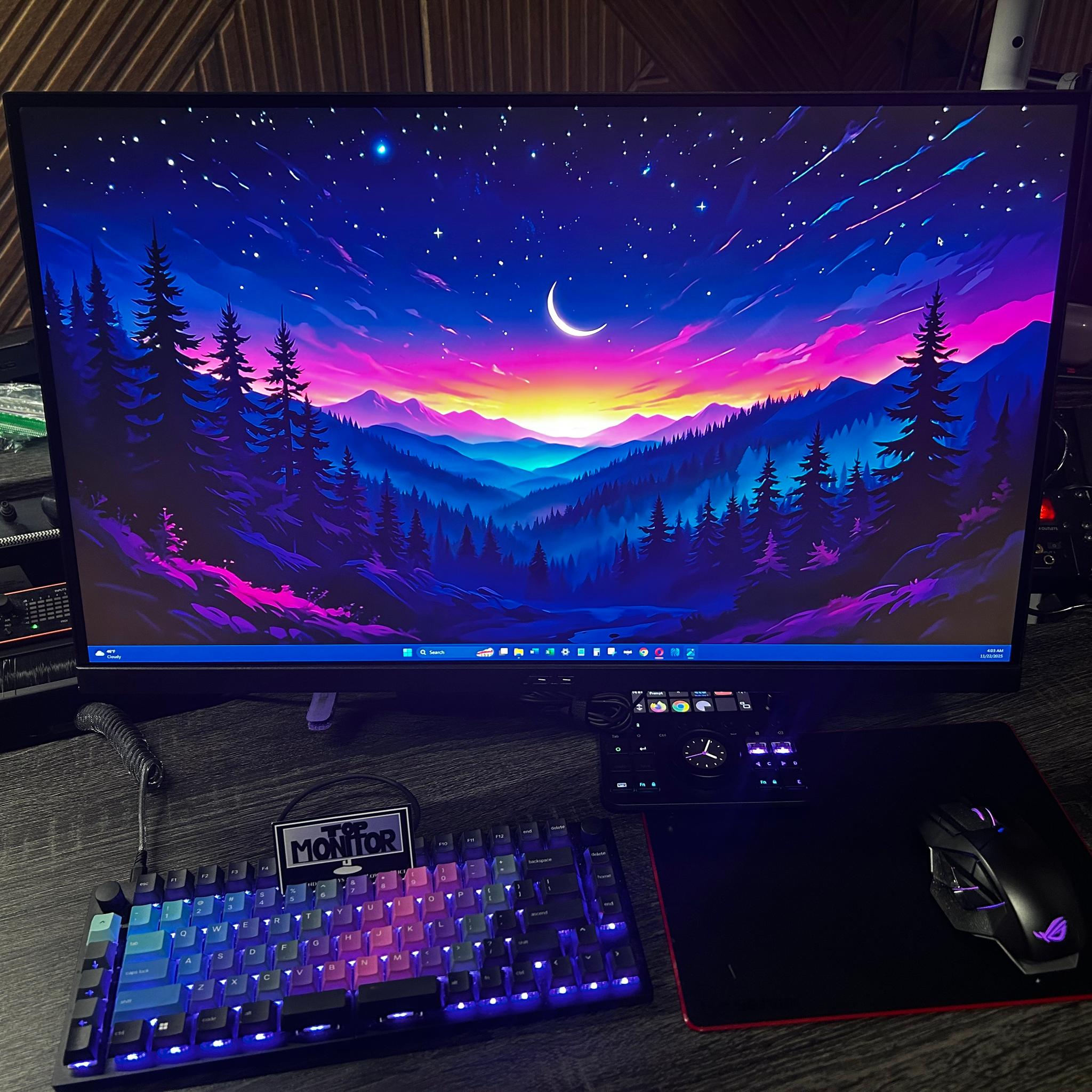 ASUS TUF 27" (170hz) 2K Resolution (2560 x 1440) Extreme Low Motion Blur, HDR400 Gaming Monitor