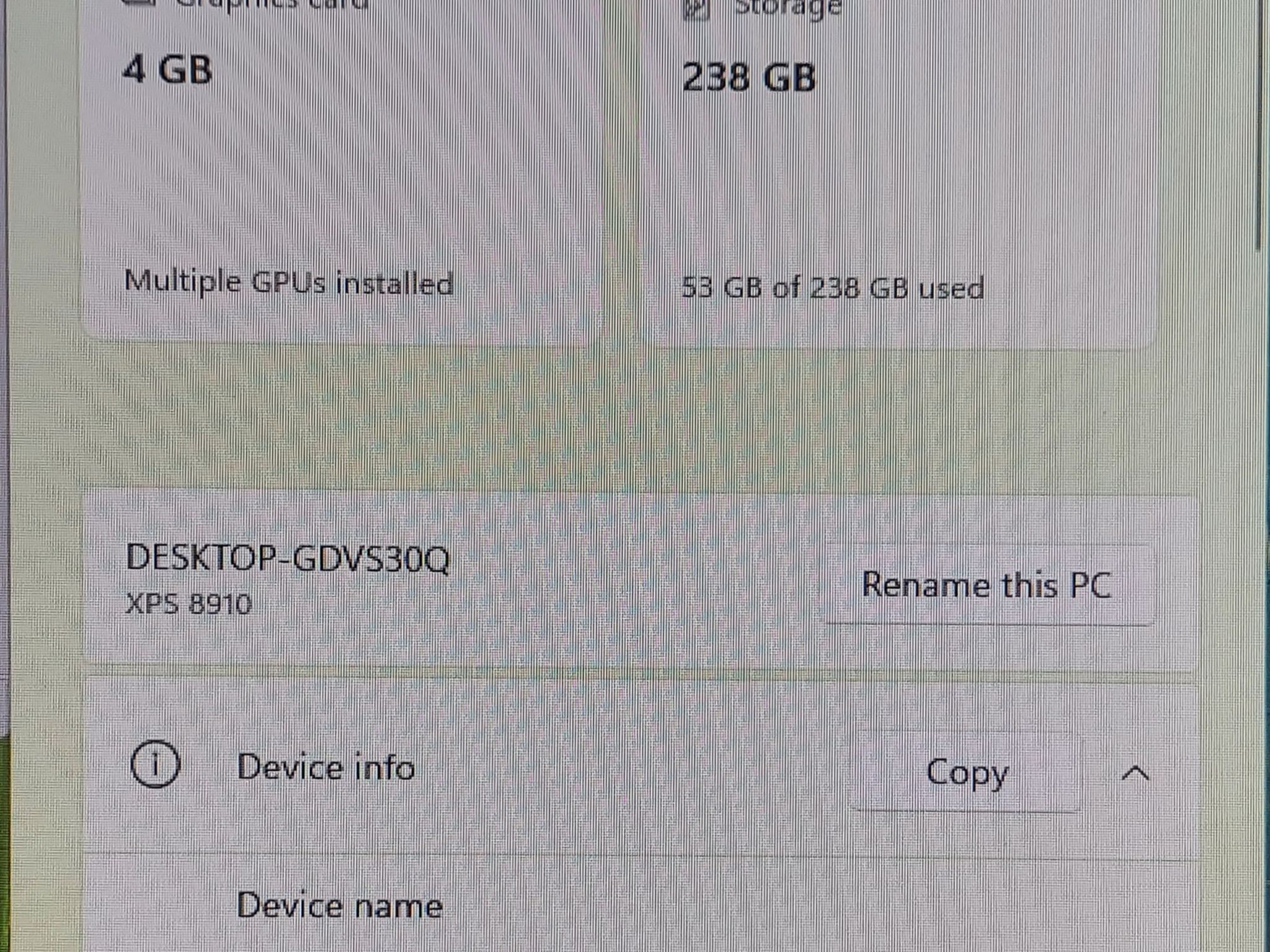 Dell XPS 8910, i5-6600k, RX 5500 4GB, 16GB DDR4, 256GB m.2 NVME, Win 11