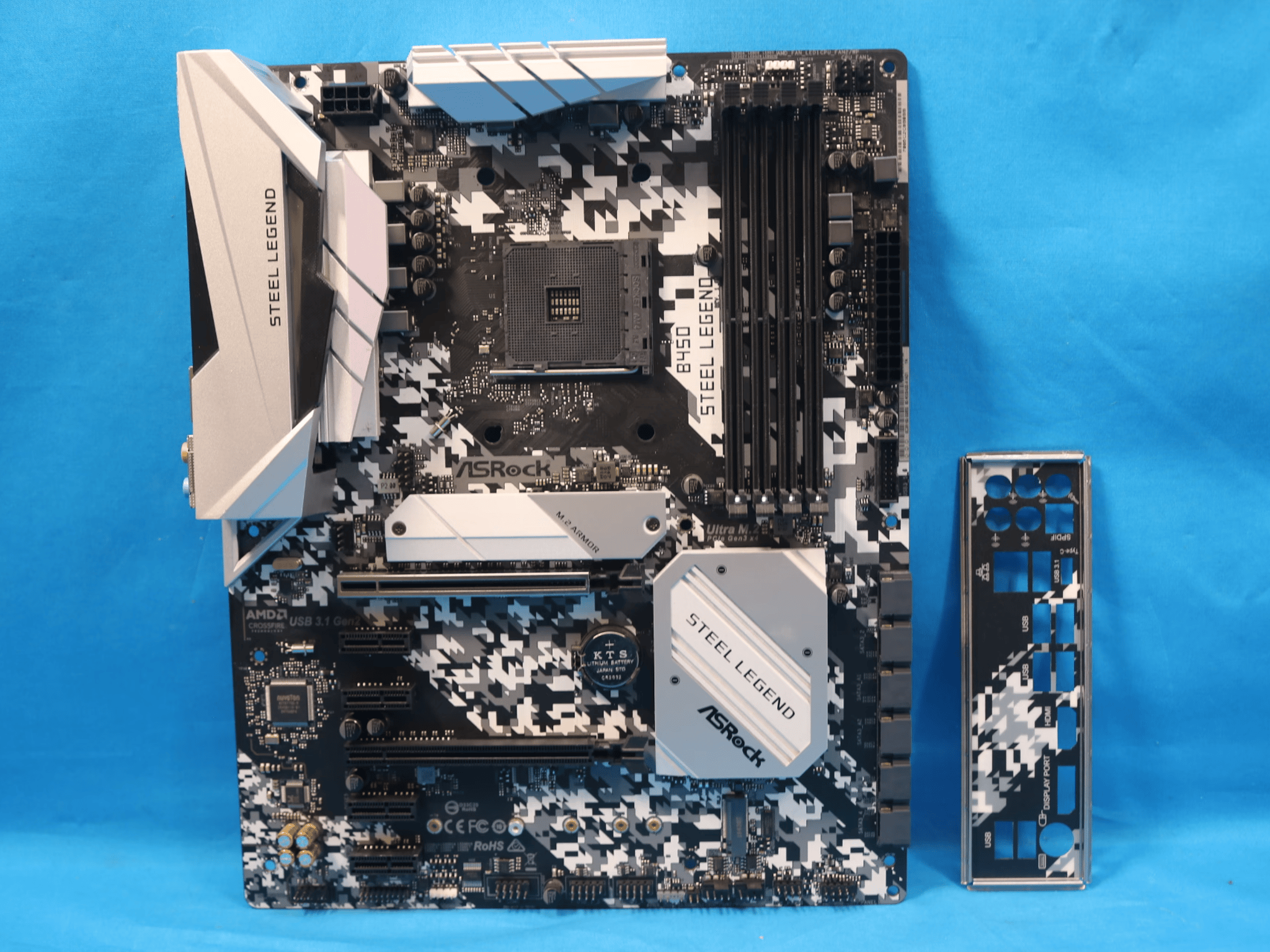 Newest BIOS* ASRock B450 Steel Legend AMD Socket AM4 DDR4 ATX RGB