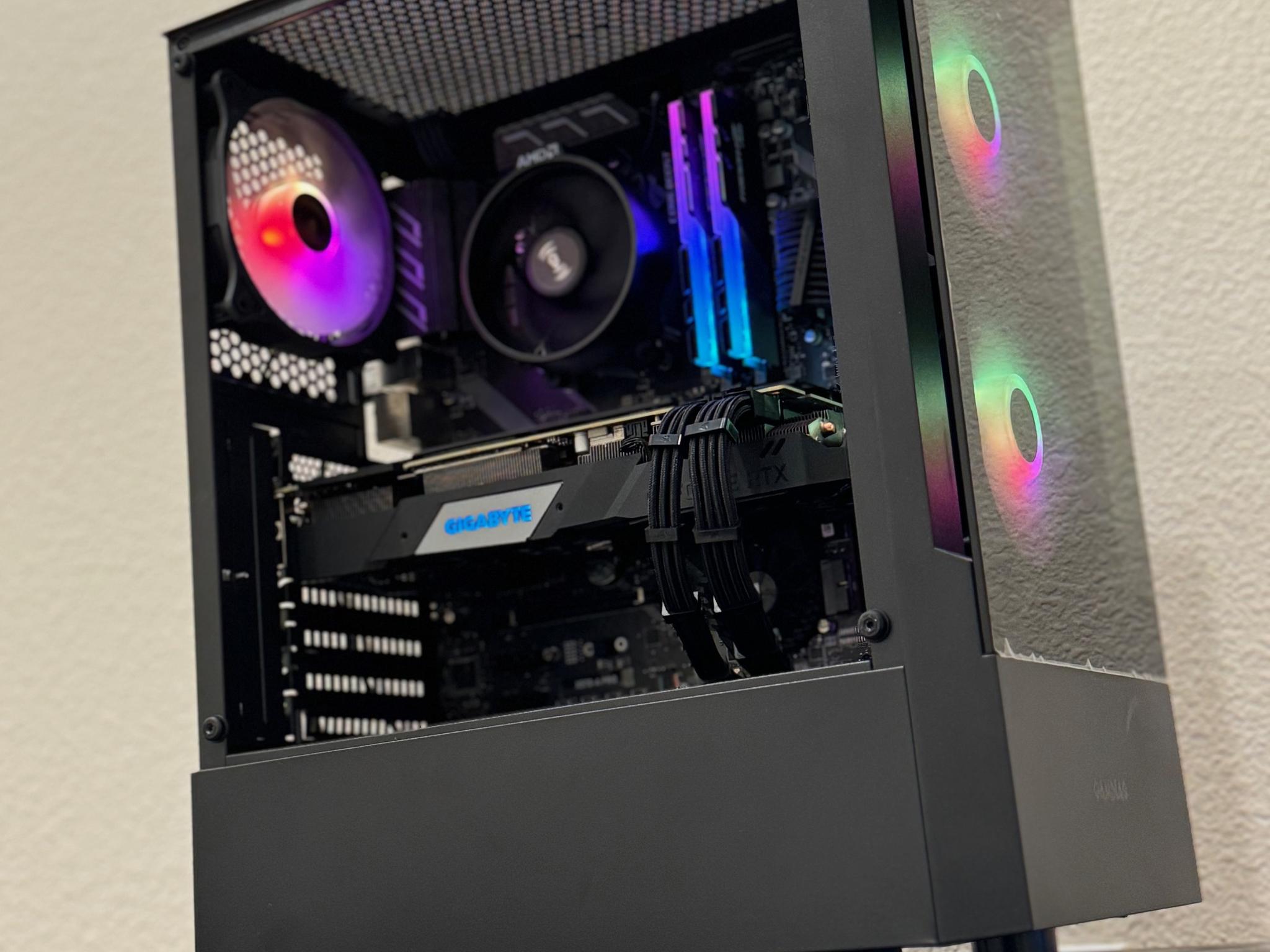 🖤Incognito🖤Sleek All-Black RTX Gaming PC! RTX 2070 SUPER, Ryzen 5 3600X, 1TB Storage.