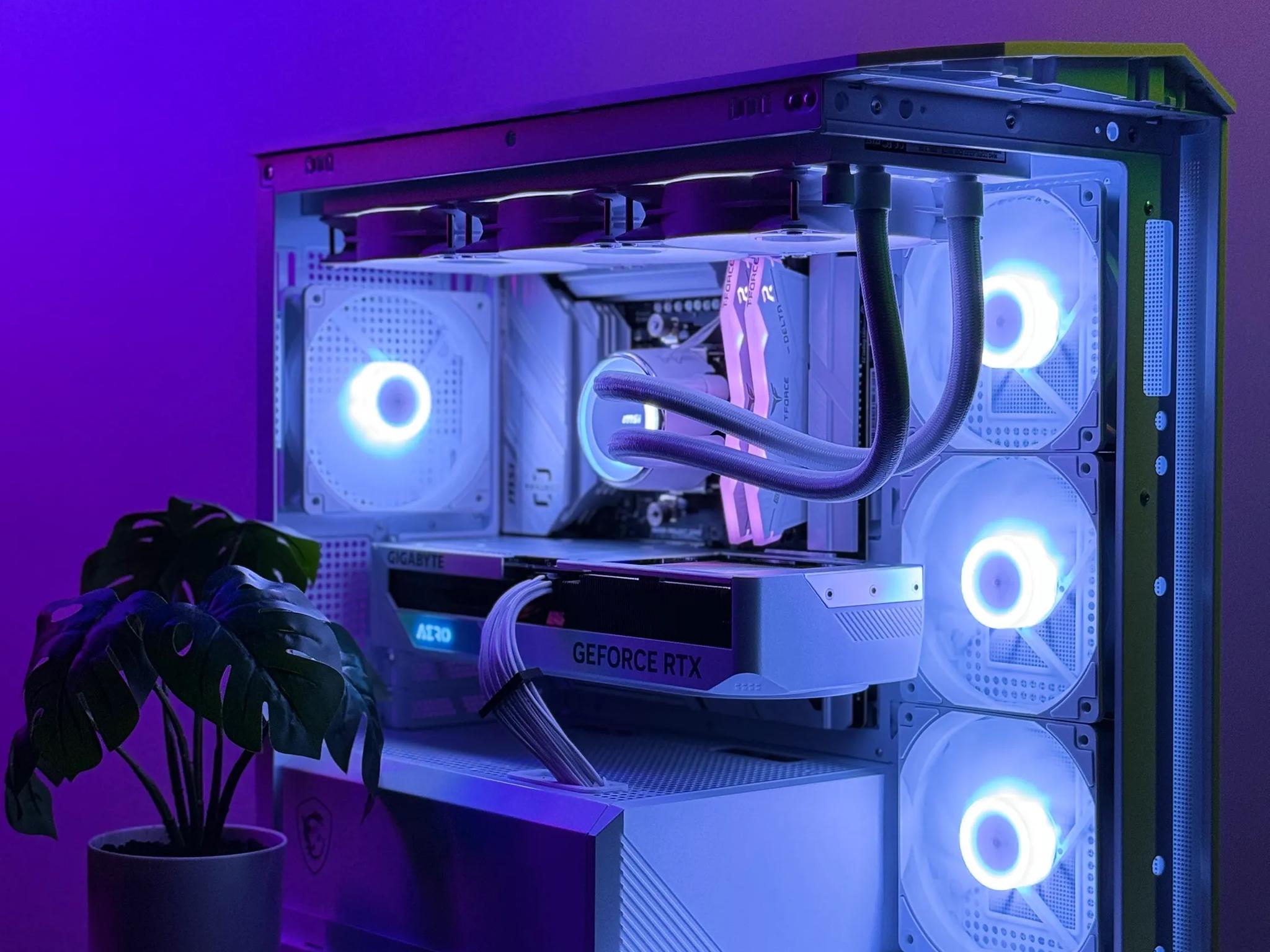 Almost Heaven II 🪽🪽 Aero 4070 SUPER OC ☀️ AMD Ryzen 7600X 🌙32GB RAM DDR5 ✨1TB m.2 📖 White Build
