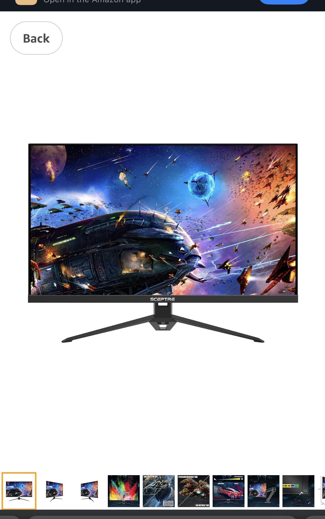 Sceptre 27.0" 165Hz, 1ms response time, 1080p Monitor