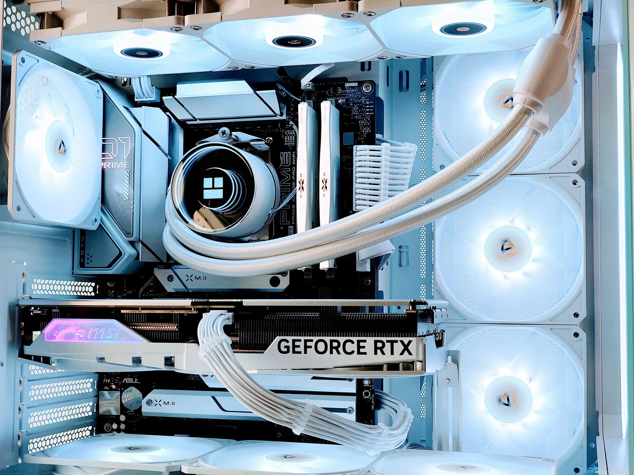 🌬️🧊🐧🥶Iceberg||💧Liquid Cooled Gaming PC❄️Nvidia RTX 4070 Ti 12GB❄️AMD Ryzen 7 7700❄️32GB DDR5❄️ 2TB