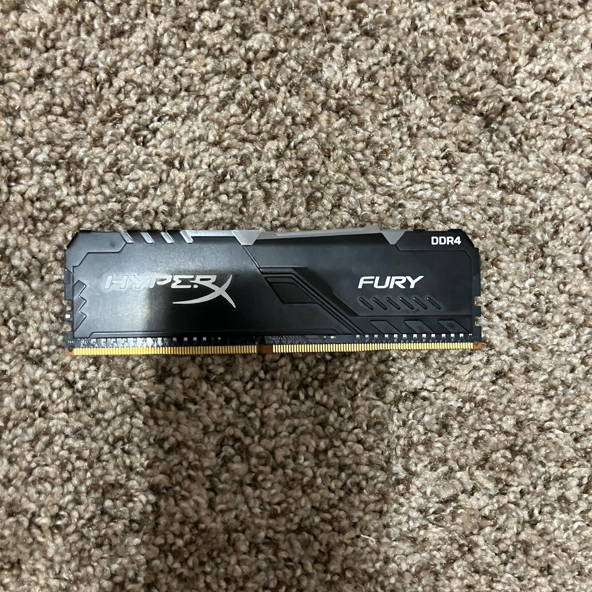 HP Kingston HyperX Fury RGB 8GB DDR4 3733 PC4 Omen 30L