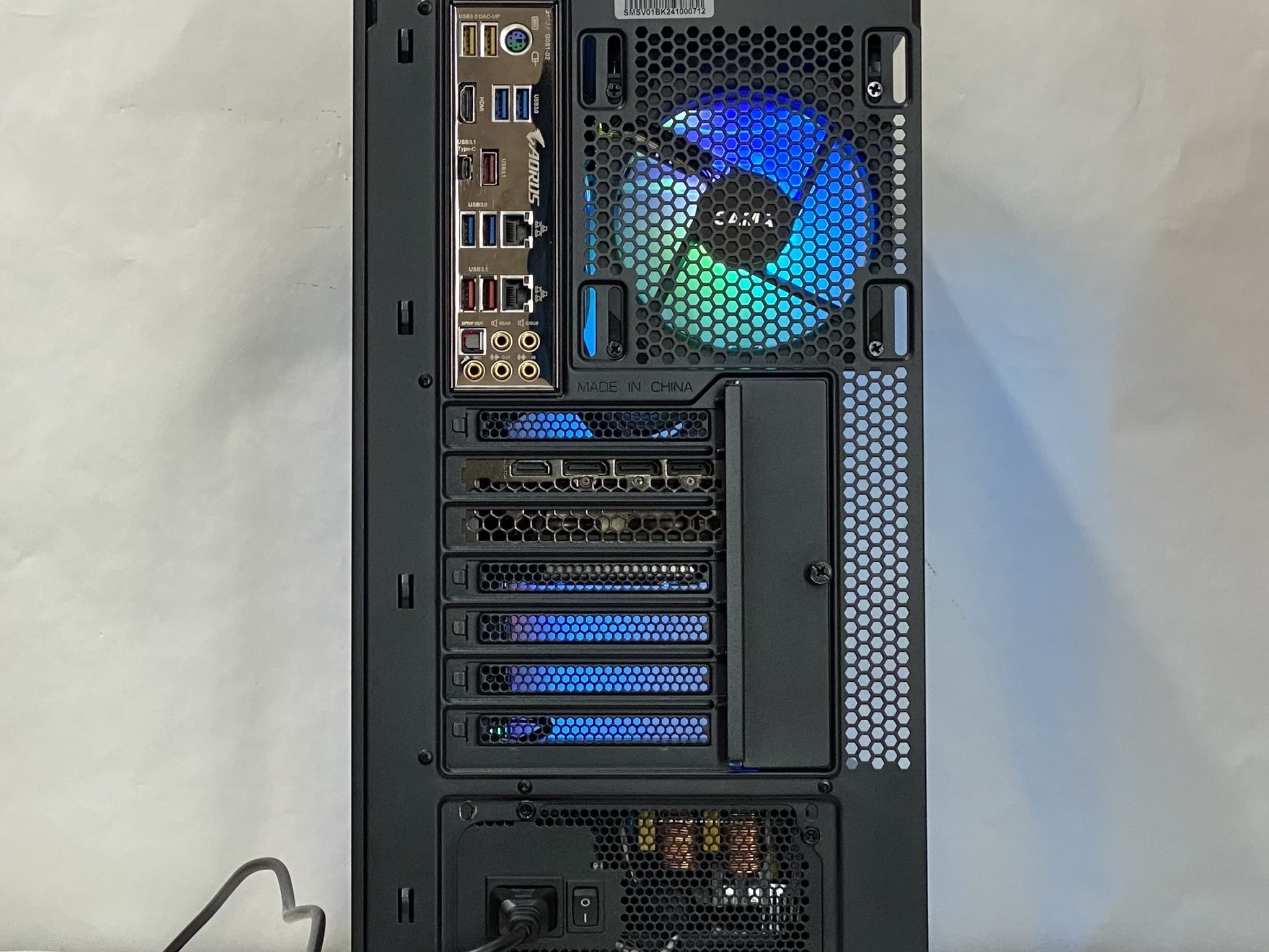 RTX 3080, Ryzen 7 5700X, 32GB DDR4, 1TB NVMe SSD, WiFi - Liquid Cooled Gaming PC
