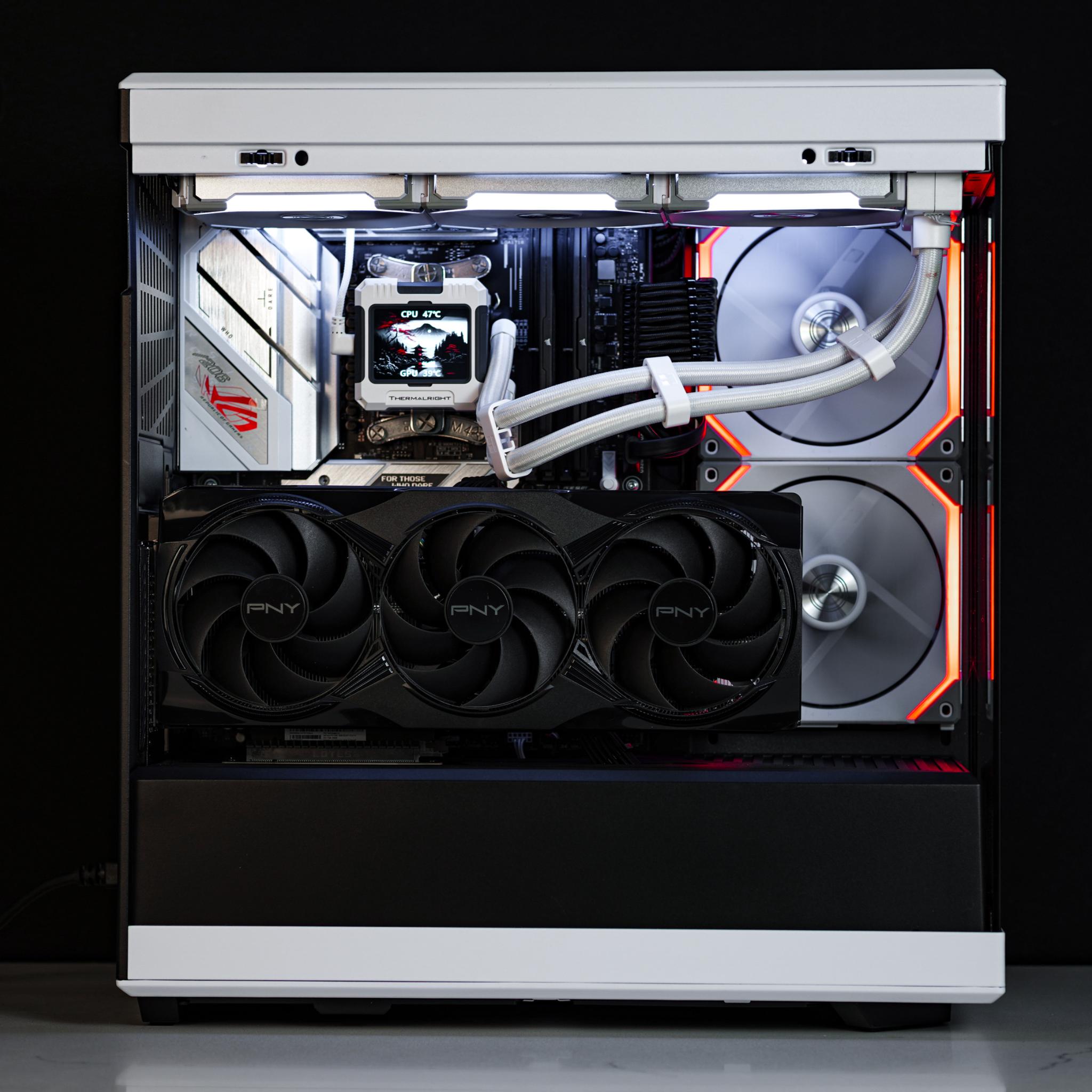 Highend White RGB 1440P/4K Gaming PC | 9700X | RTX 5080 | 64GB DDR5 | 2TB SSD | Financing |
