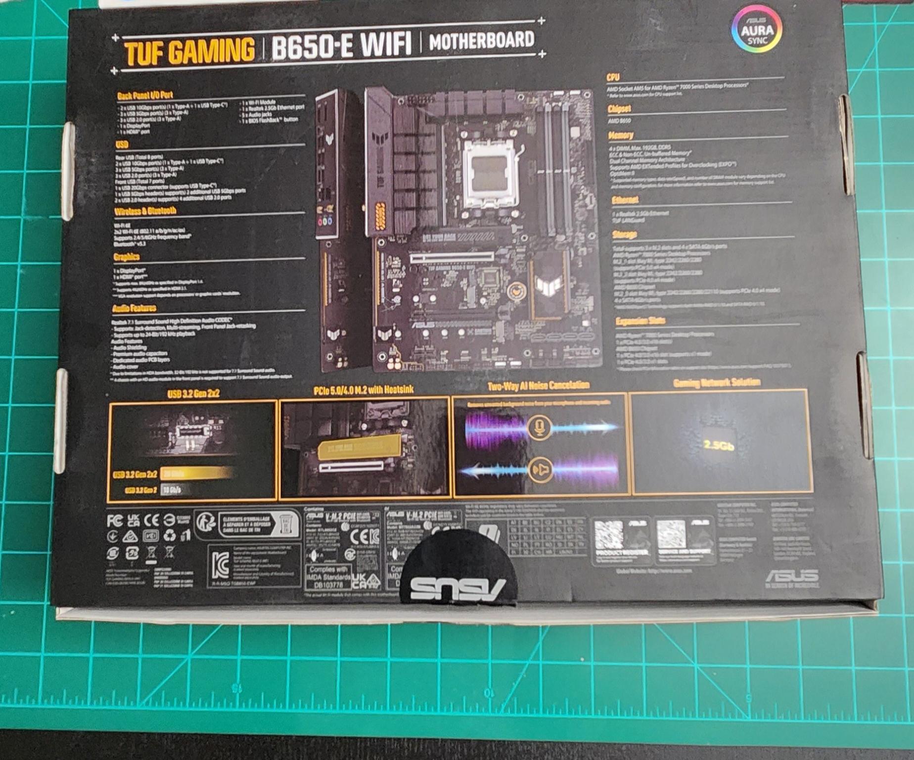 Asus TUF B650E wifi