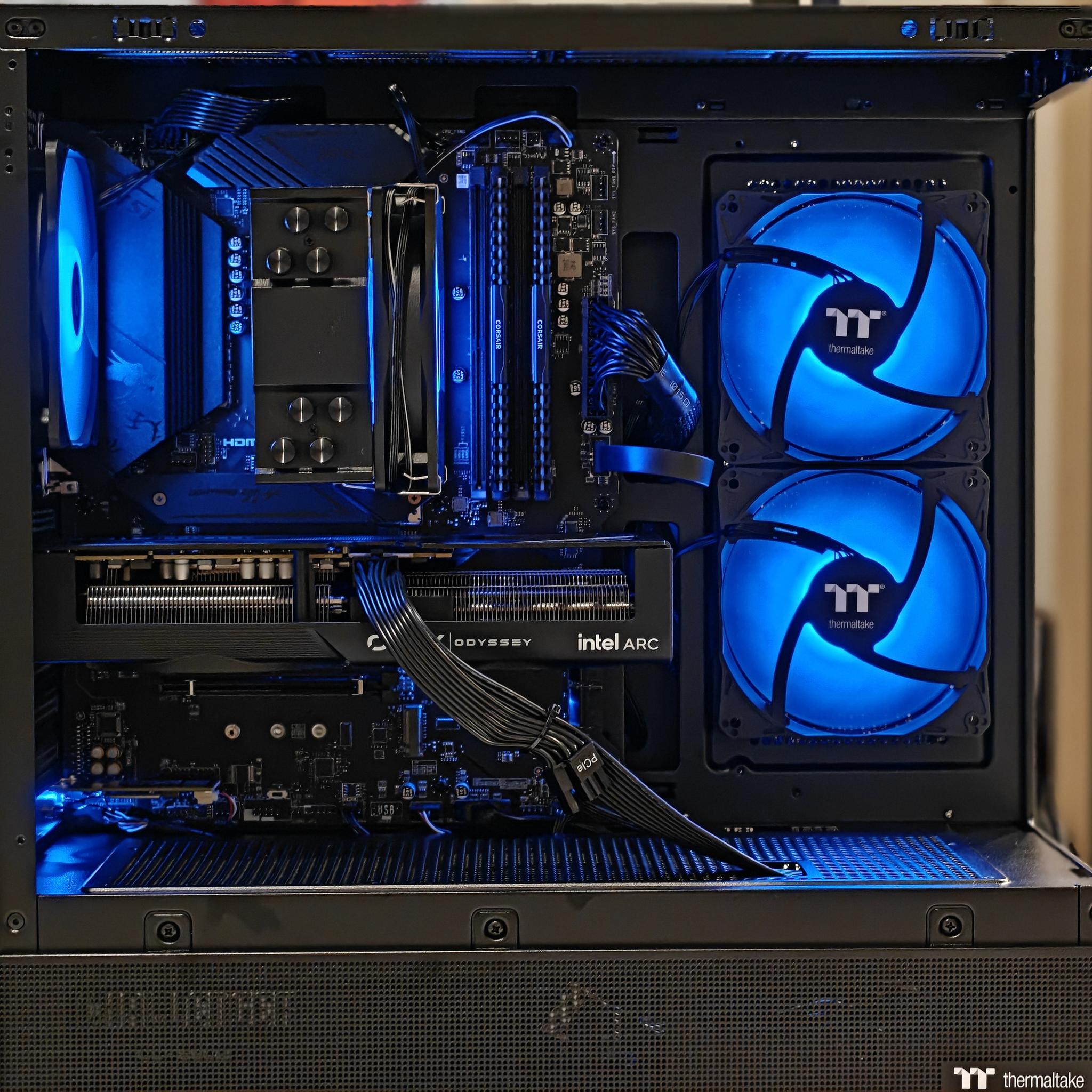 1440p - ARC B580 - Ryzen 7 5700x - ARGB + Wifi - Value PC - Brand New