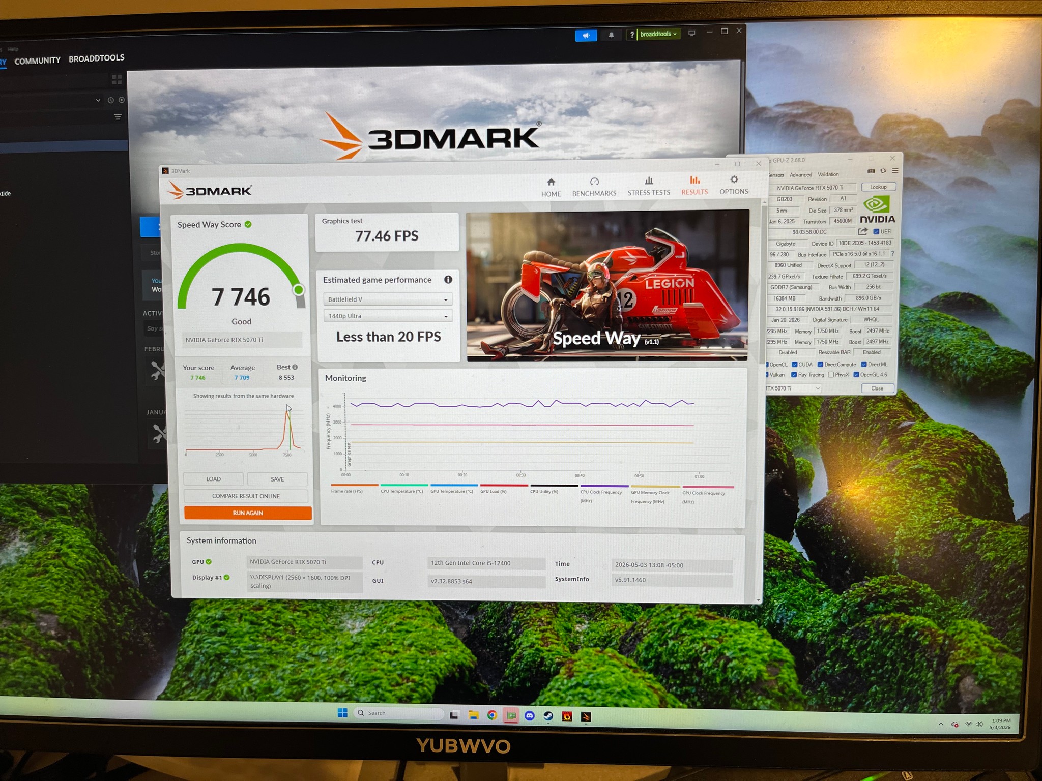 NVIDIA Gigabyte RTX 5070ti Windforce *Repaired*